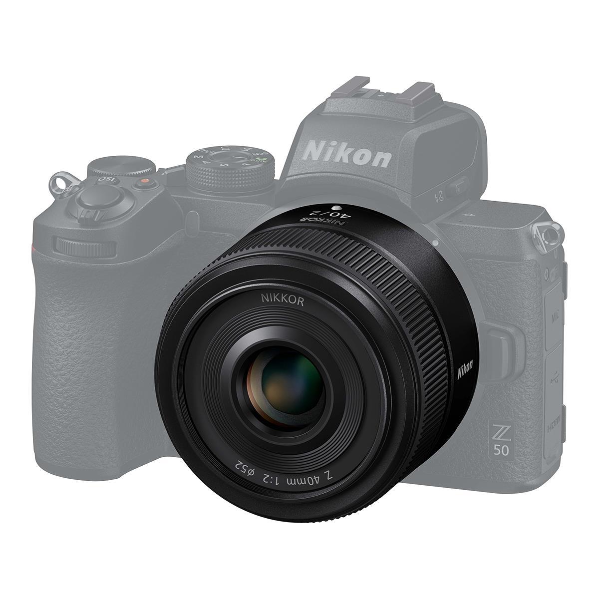 Nikon Z 40mm F2 Lens - Compact Prime Lens for Nikon Z Mirrorless Cameras | Perfect for Portraits, Street & Low-Light Photography | Travel & Everyday Shooting