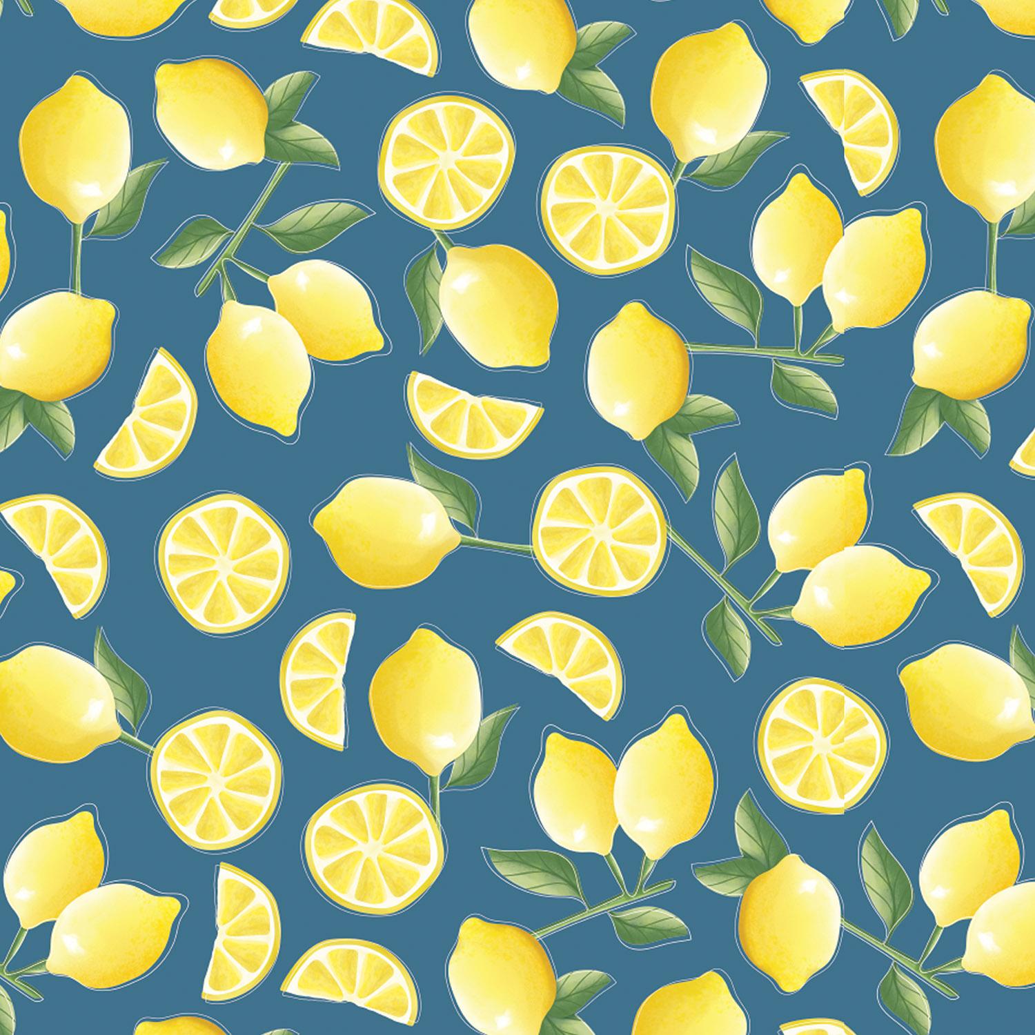 12 Pack Beistle Lemon Party Table Covers - Colorful Lemon Print Disposable Tablecloths for Summer BBQs, Picnics & Birthday Parties