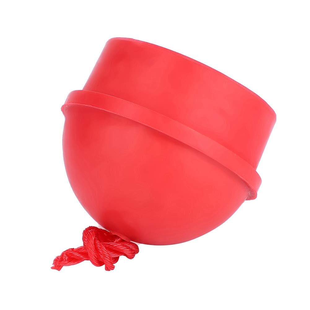 VGEBY 2-Pack No-Slip Pool Cue Chalk Holder with Cord - Red Rubber Billiard Chalk Holder for Snooker & Pool Accessories | Perfect for Home Game Rooms, Bars & Professional Tournaments