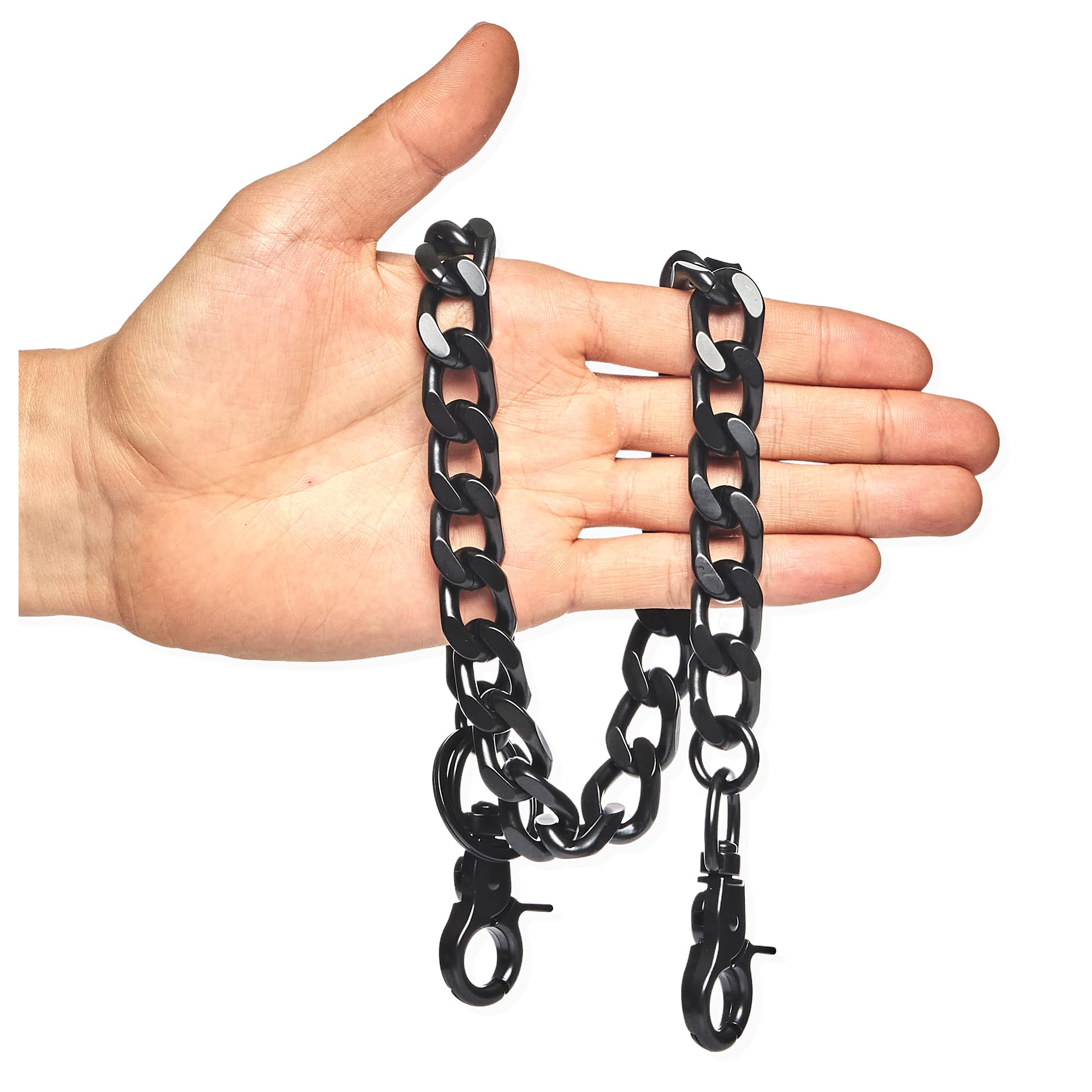 Heavy Duty Wallet Chain for Men & Women - Punk Biker Motorcycle Jean Key Chain in Black, Gold & Silver | Perfect for Goth Fashion, Motorcycle Riders & Everyday Use