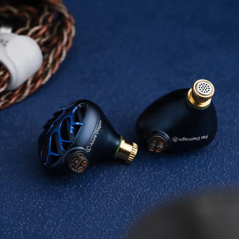 TRN Azure Dragon 14.6mm 2nd Gen Flagship Planar Magnetic IEM Earphones with High Resolution Audio - Perfect for Audiophiles, Studio Monitoring & Gaming