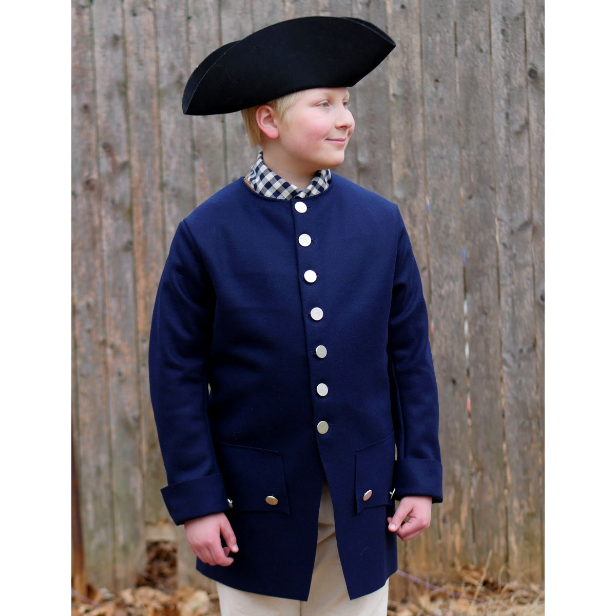 Boys' Civilian Costume Coat - Kids' Historical Dress Up Outfit for Halloween & Theater Performances
