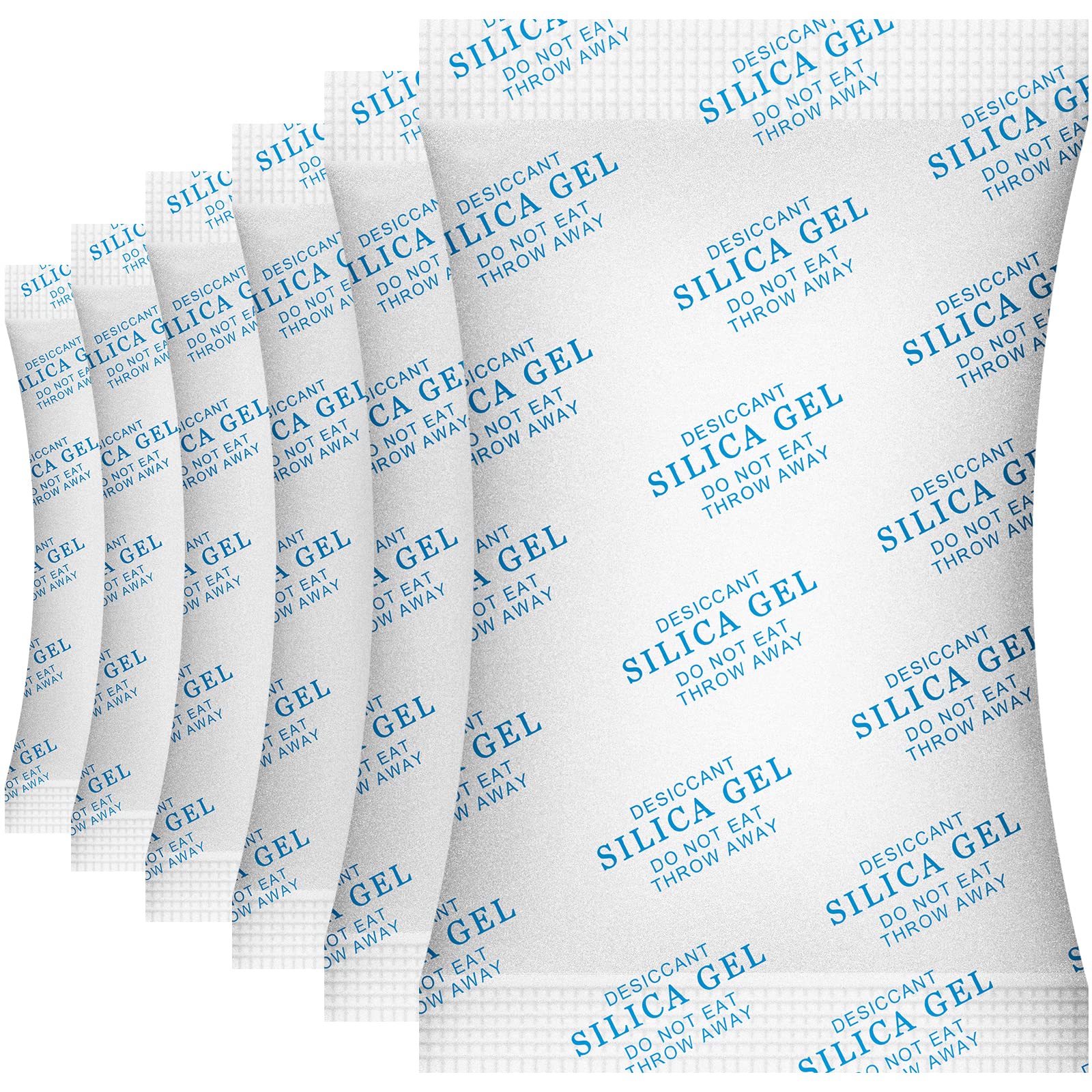 SurpOxyLoc 50 Gram (20 Packs) Food Grade Silica Gel Desiccant Packets for Moisture Control - Cobalt Chloride Free Moisture Absorbers for Food Storage, Electronics, Documents & Closet Protection