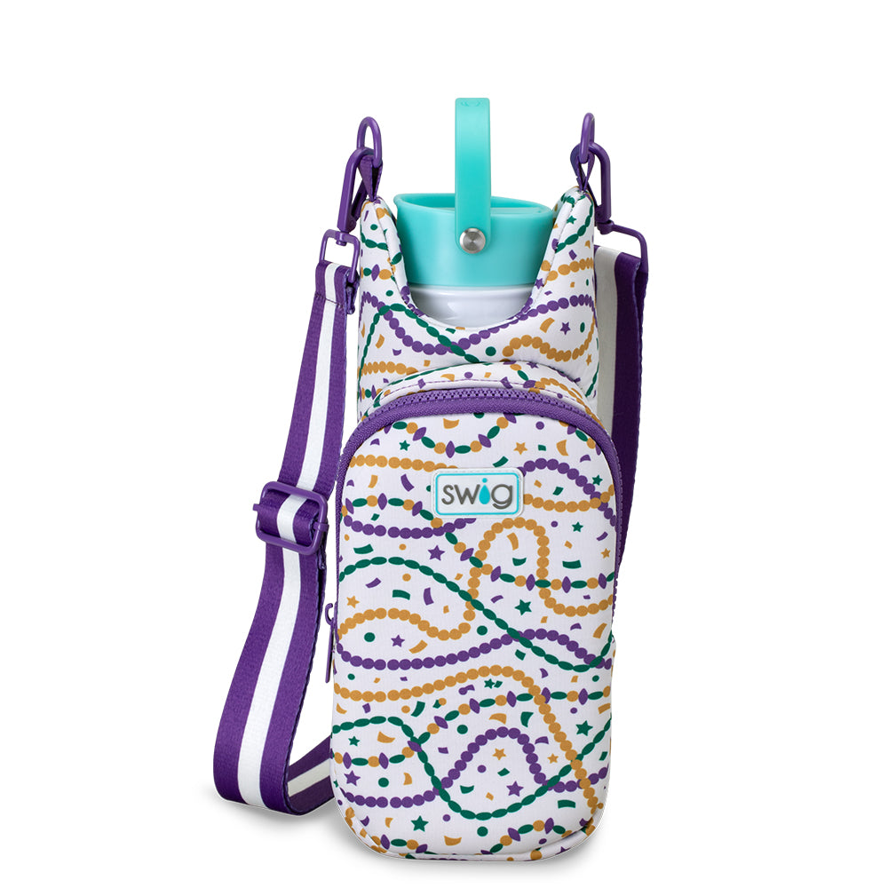 Hey Mister! Insulated Water Bottle Sling - Leakproof & Adjustable Strap for Hiking, Gym, Workout & Outdoor Activities
