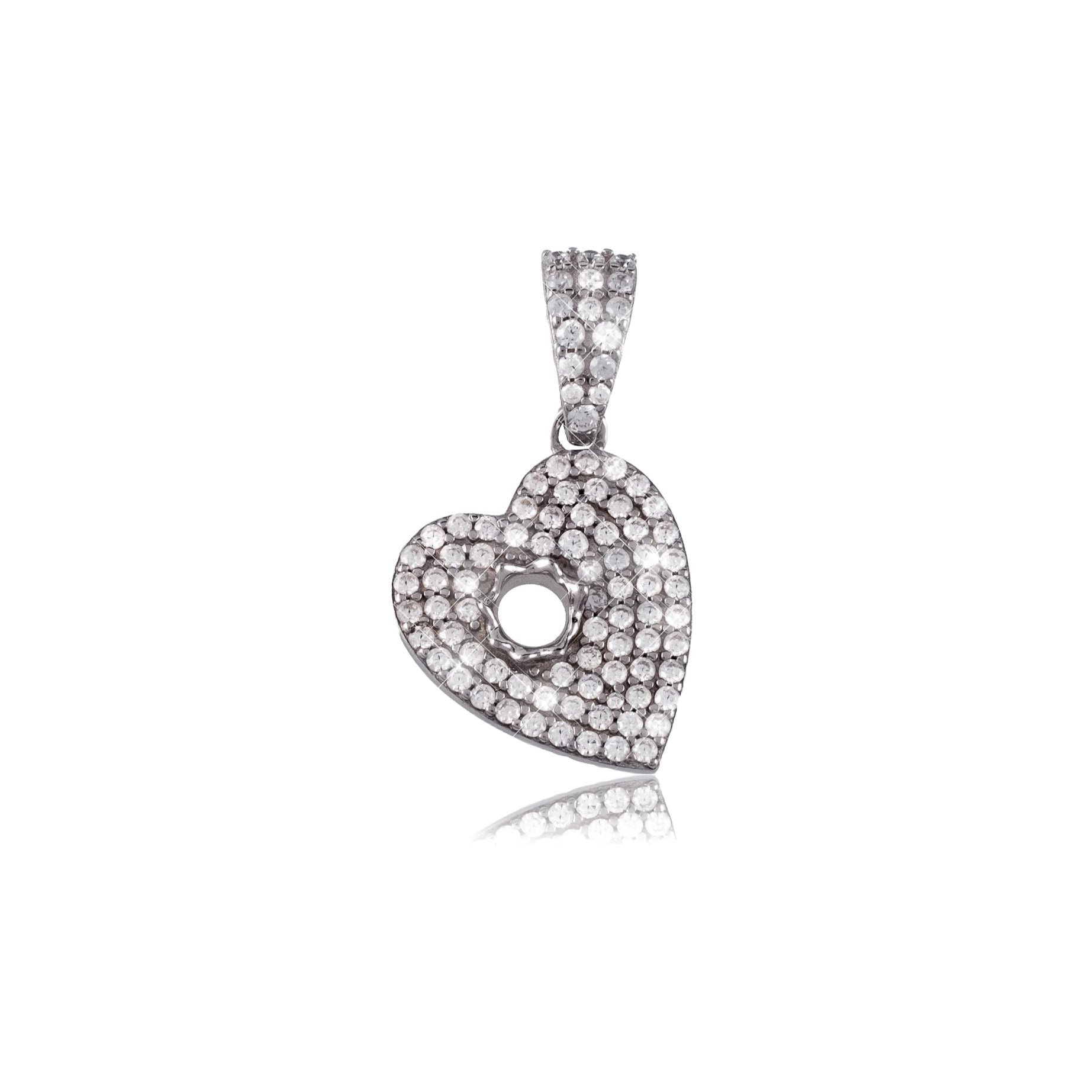 Love Hurts Pendant - .925 Sterling Silver Heart Necklace for Women - Perfect Gift for Valentine's Day, Anniversary & Romantic Occasions