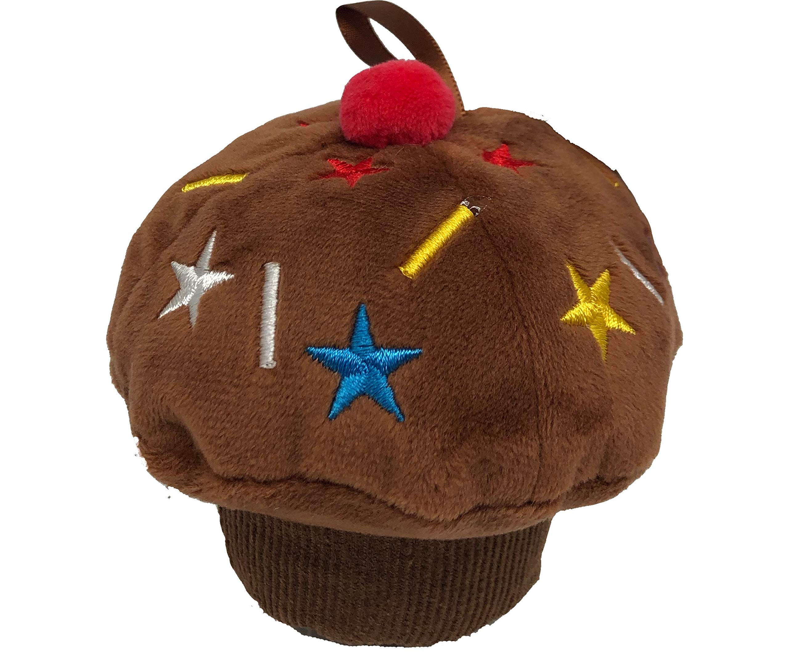 Chocolate Cupcake Baby Sensory Toy for Girls & Boys | Soft Stuffed Plush Toy for Toddlers & Infants | Washable & Portable Developmental Play Toy for 6-12 Months | Perfect for Nursery, Daycare & Travel Playtime