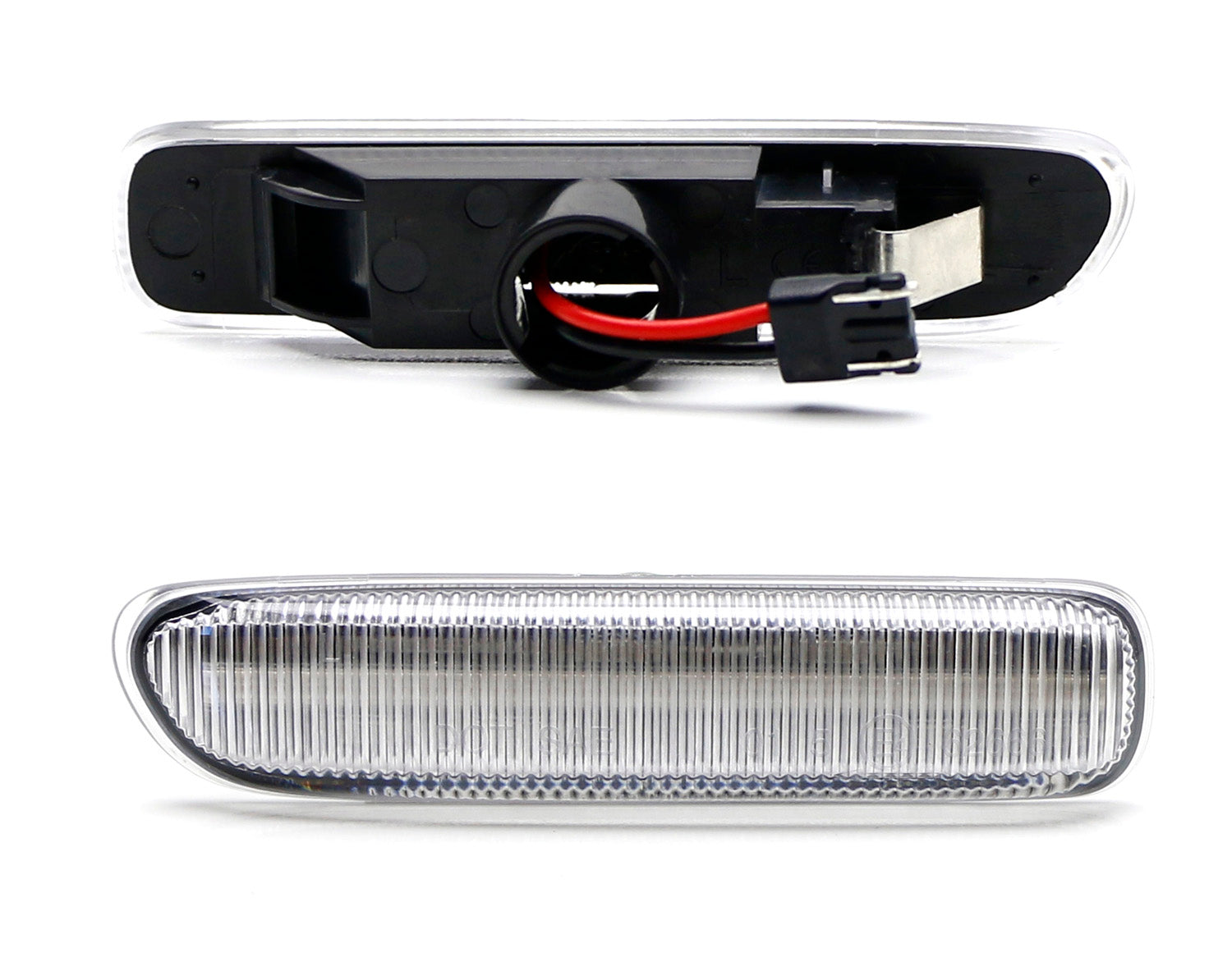 Amber LED Sequential Side Marker Lights for BMW E46 3 Series (1999-2001) 4-Door - Clear Lens - Enhanced Visibility & Style for Night Driving & Car Shows