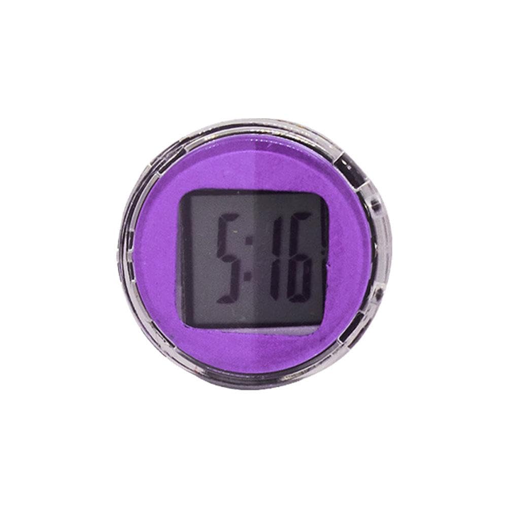 Mini Motorcycle Clocks - Stick On Analog Car Clock for Dashboard, Boat, Bike & Home - Waterproof Motorbike Mount Clock with Easy Installation - Perfect for Travel, Commuting and Outdoor Adventures