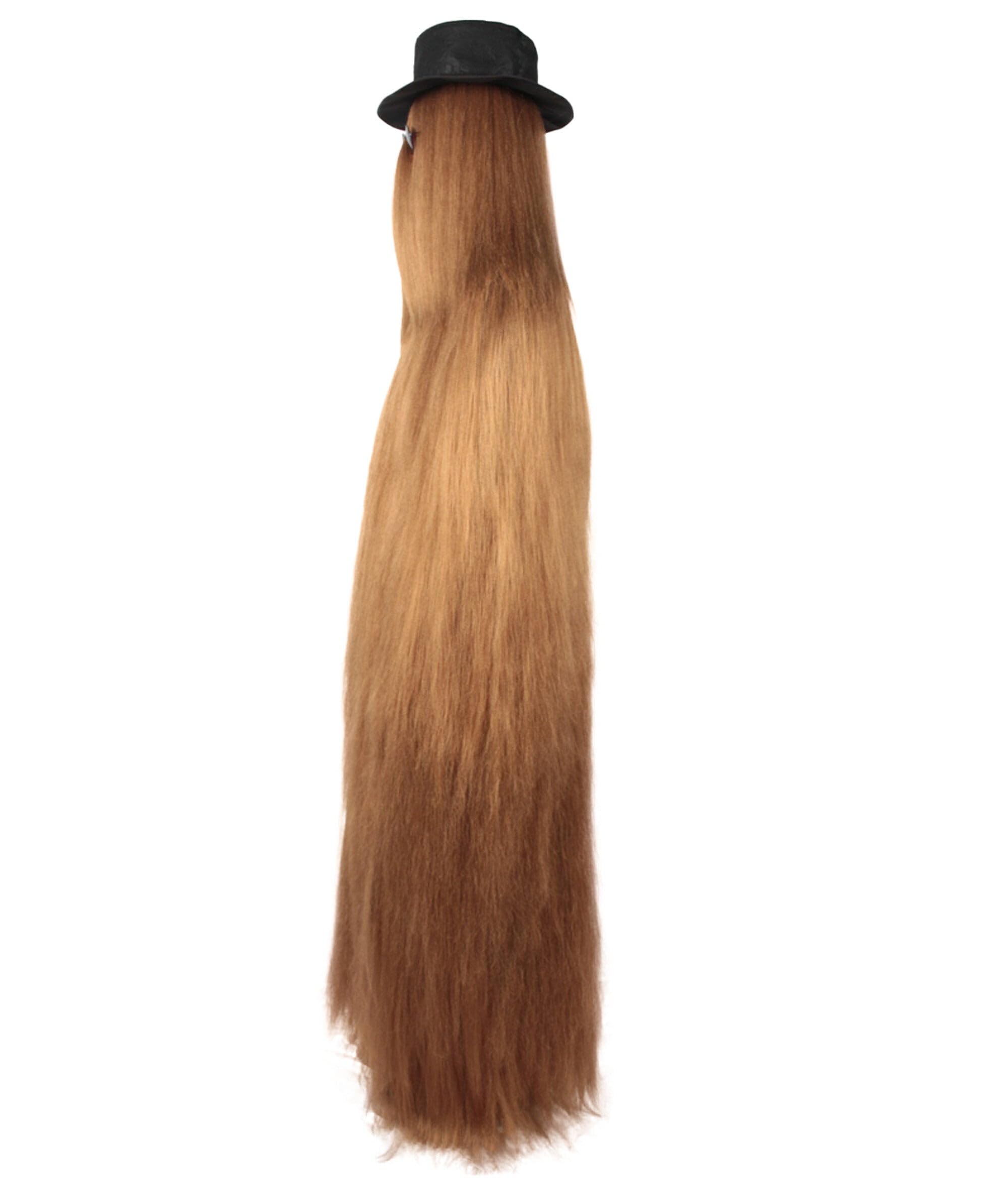 Premium Unisex Cousin Dapper Creature Wig & Costume - Flame-Retardant Synthetic Fiber Brown Wig for Halloween, Cosplay, and Themed Parties - Perfect for Costume Events, Cosplay Conventions, and Halloween Celebrations