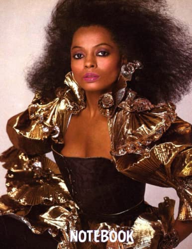 Diana Ross Music Notebook - College Ruled Journal & Composition Book for Songwriting, Lyrics, and Music Notes | Perfect Gift for Thanksgiving, Christmas, and Music Lovers | Great for Students, Songwriters, and Musicians