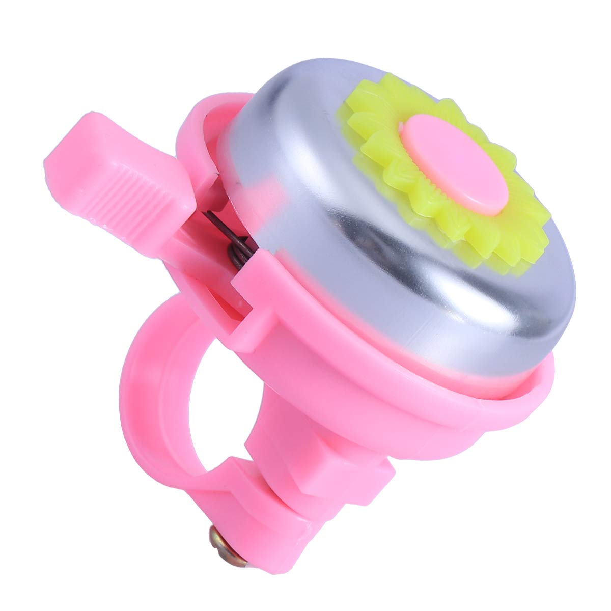 Sunflower Bike Bell for Kids - Loud Cycling Bell with Ring Horn Alarm for Boys & Girls (Pink) - Perfect for Safe Biking, School Commutes & Family Rides
