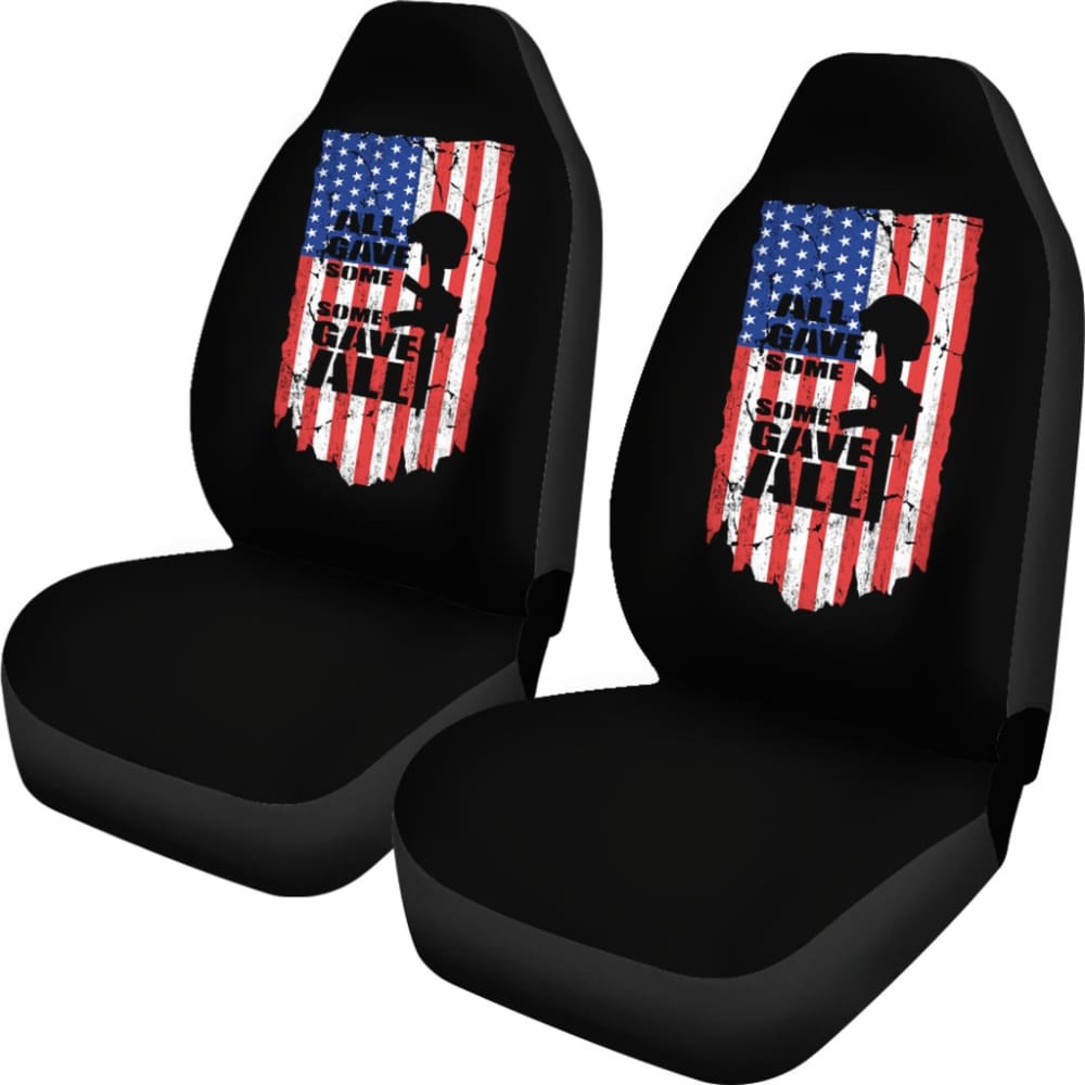 Patriotic Memorial Day Car Seat Covers - American Flag Design for Trucks & SUVs - Durable & Comfortable - Perfect for Veterans Day, 4th of July & Military Appreciation Events