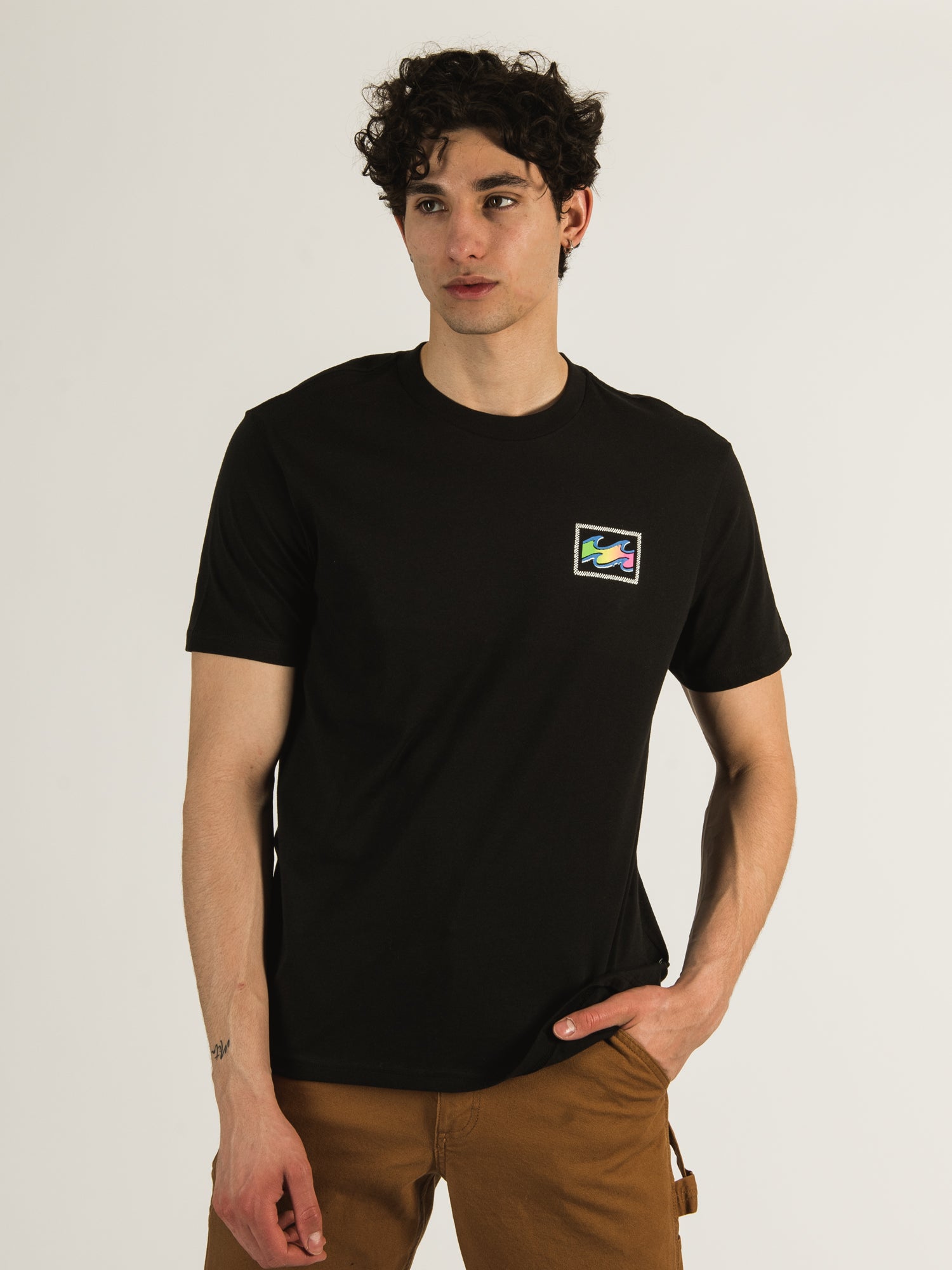BILLABONG Crayon Wave Graphic T-Shirt for Men & Women - Soft Cotton Tee for Surfing, Beach & Casual Wear