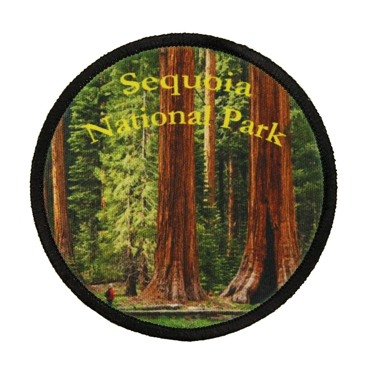 Sequoia National Park Patch - California Travel Souvenir - Dye Sublimation Iron-On Applique for Jackets, Bags & Hats - Perfect for Outdoor Enthusiasts & Nature Lovers