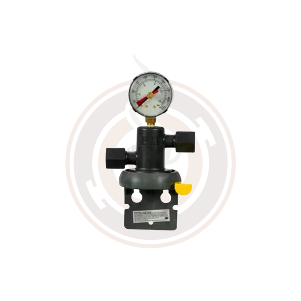 3M™ High Flow Series NH3 1/2NPT Air Respirator Head (6214413) - 1/2 in FNPT with Gauge, 12/Case - Ideal for Industrial Safety, Chemical Handling & Ammonia Protection