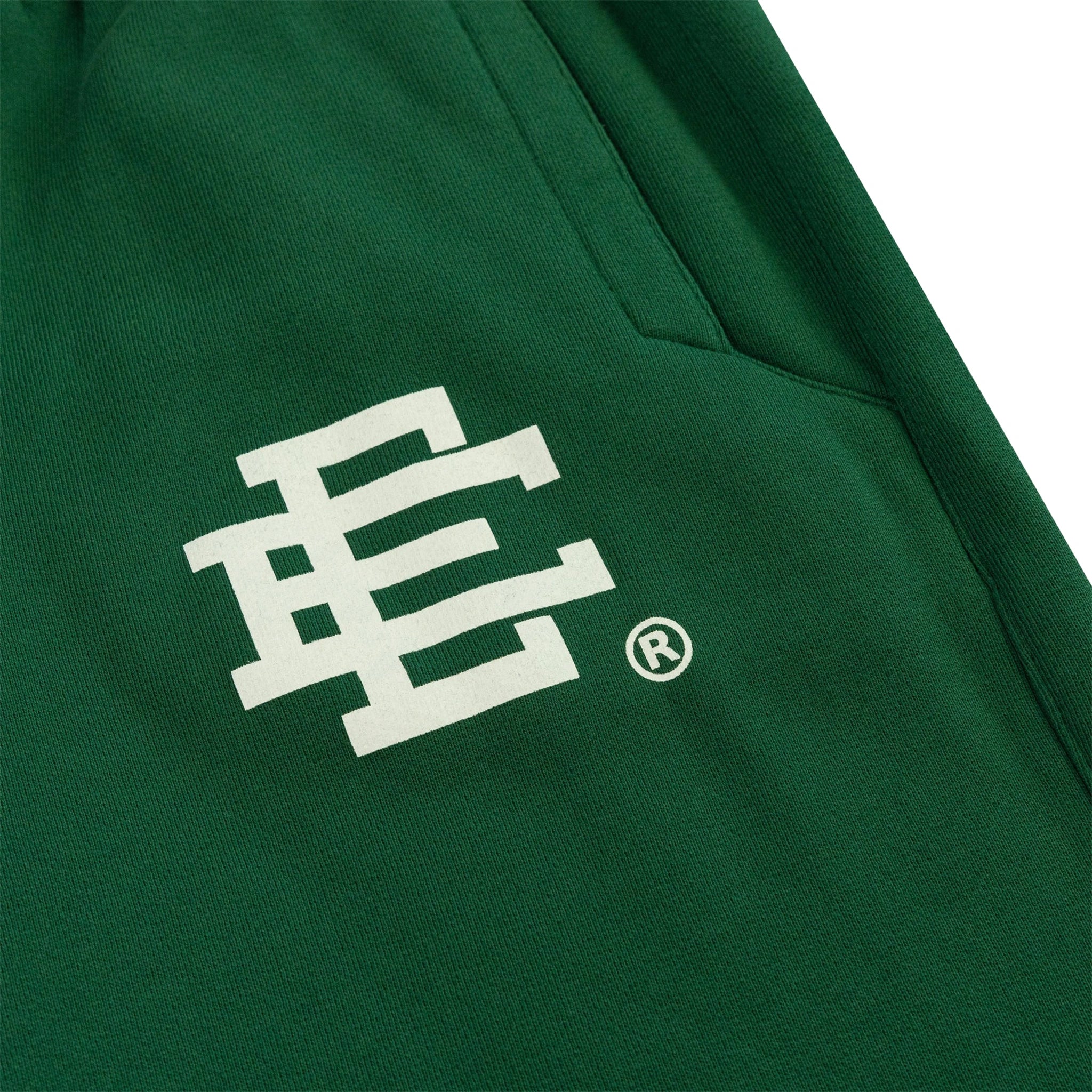 Eric Emanuel EE Basic Green White Sweatpants for Men - Comfortable Casual Joggers with Pockets | Perfect for Gym, Lounge & Streetwear Fashion