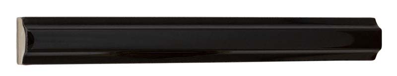Kakel Victoria Symmetrical Decor Strip 1.7 x 15 cm Black - Perfect for Kitchen Backsplash, Bathroom Tile Accents & Home Renovation Projects
