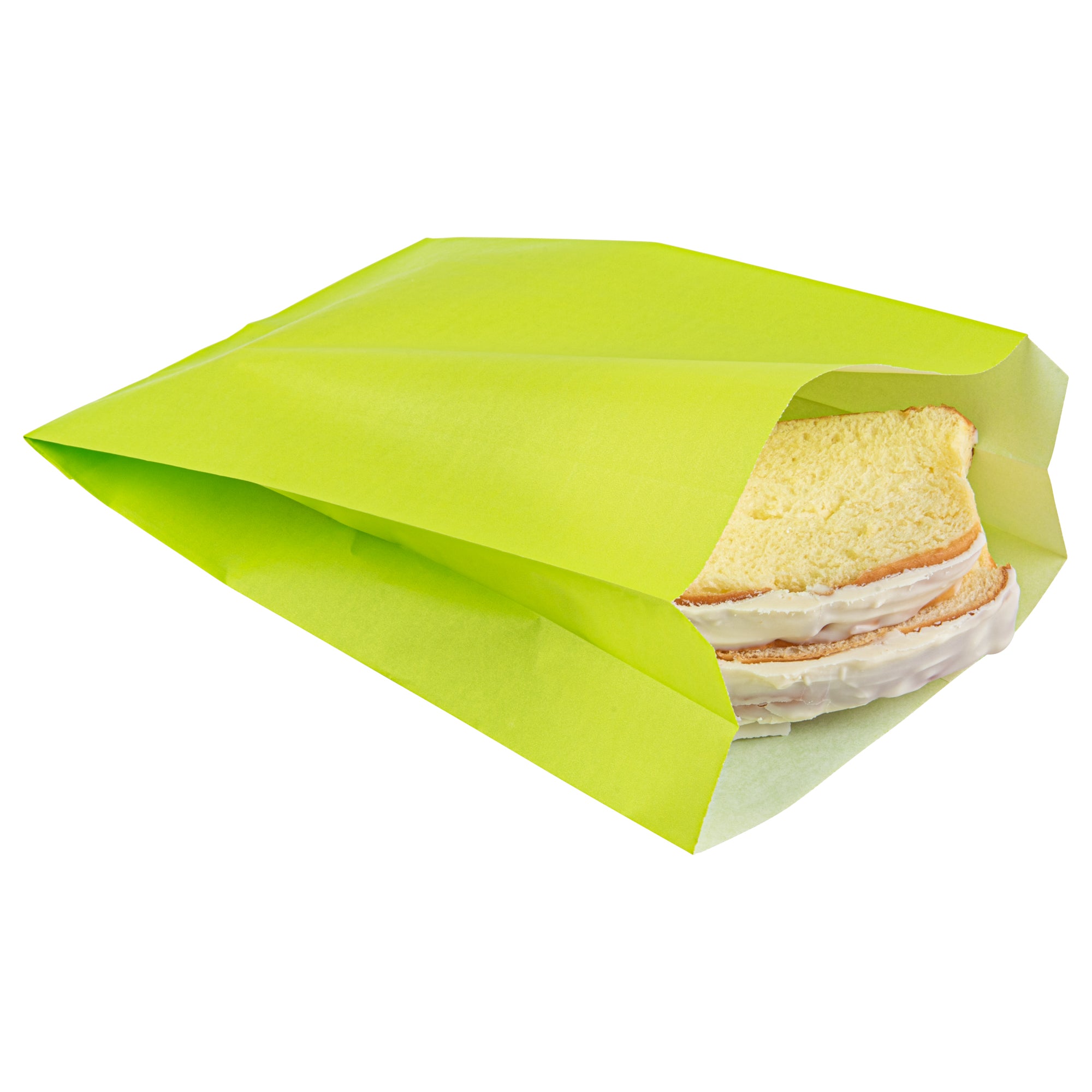 Eco-Friendly Green Paper French Fry & Snack Bags - 7