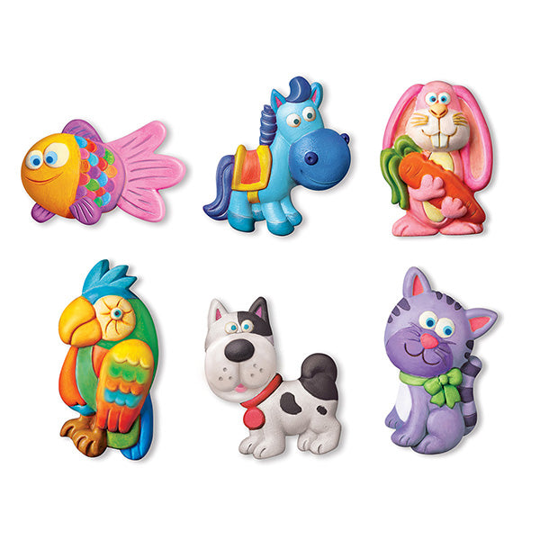 4M Mould & Paint DIY Craft Kit - Create Your Own Cute Pets - Perfect for Kids Art Projects, Birthday Gifts & Family Bonding Activities