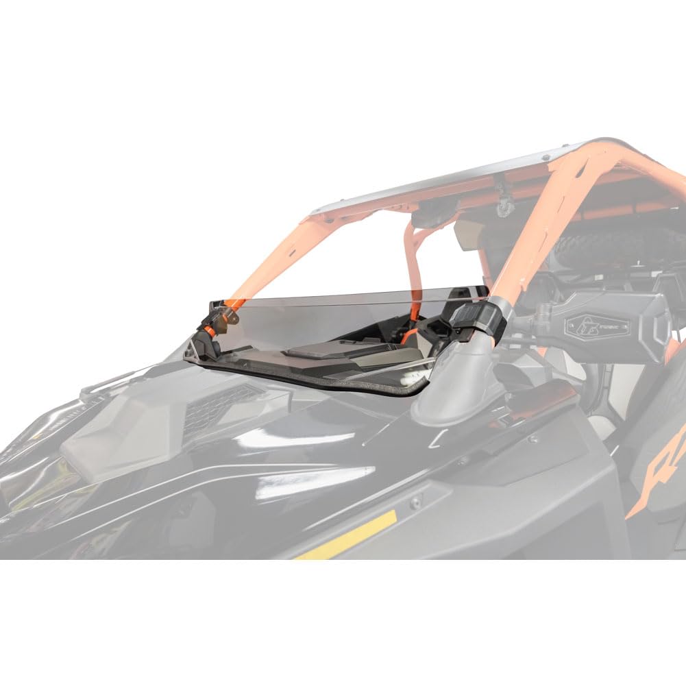 Tusk Removable Half Windshield Clear for Polaris RZR Pro R 4 Ultimate 2022 | Durable ATV Windshield for Off-Road Adventures & Trail Riding