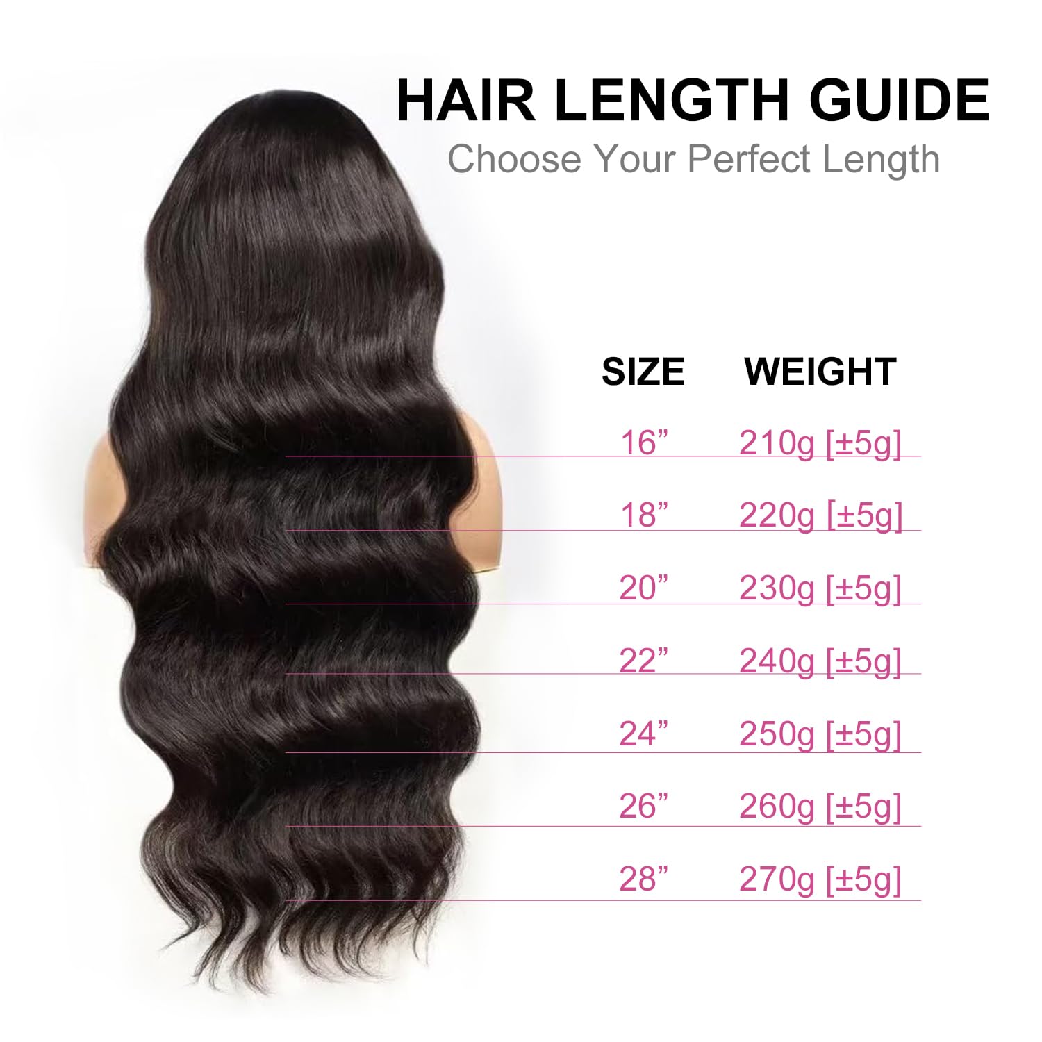 210% Density 22 Inch 13x6 Full Lace Frontal Wig - Brazilian Virgin Human Hair 12A Body Wave Pre Plucked HD Transparent Lace Glueless Wig with Baby Hair for Daily Wear, Parties & Special Occasions