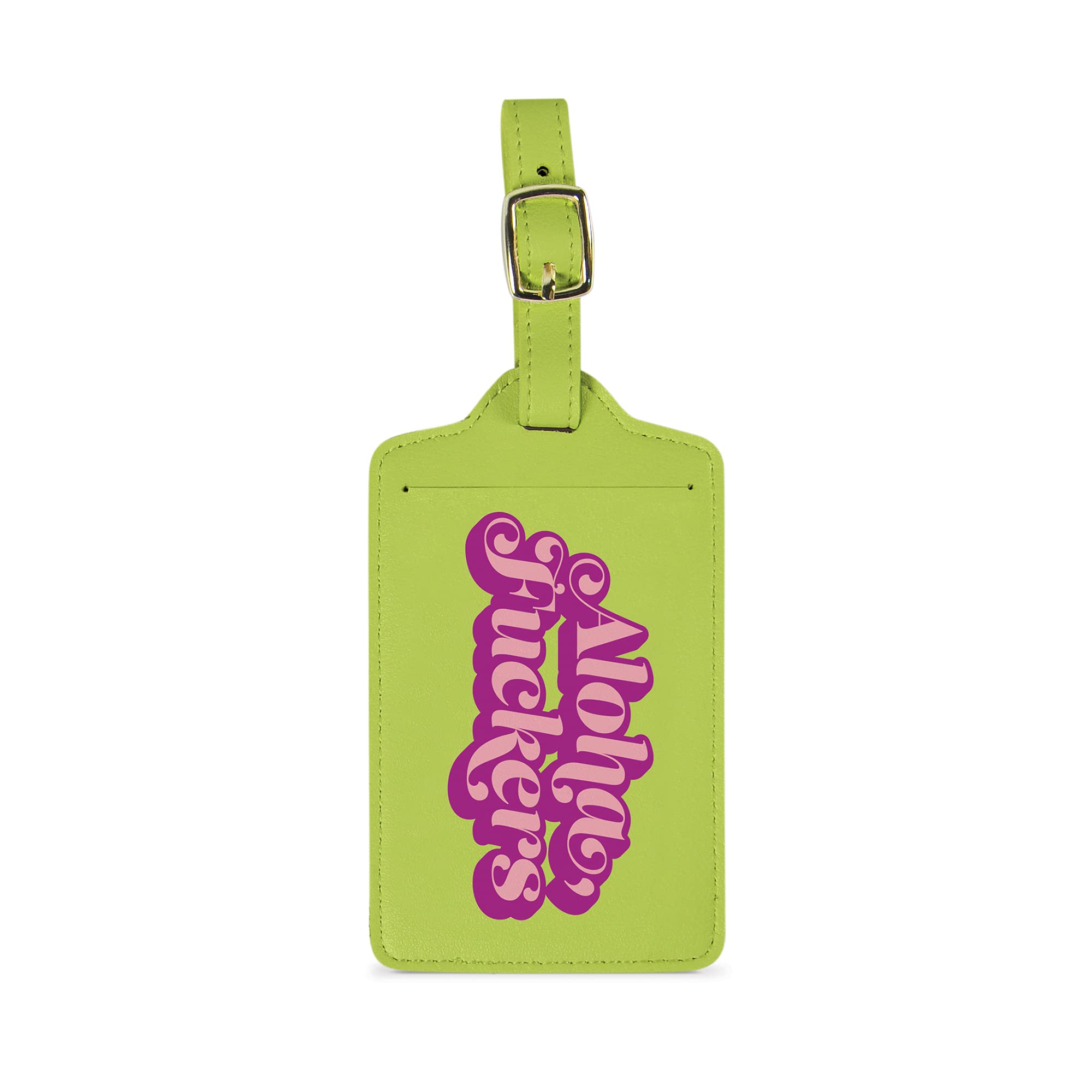 Genuine Fred Wander Ware Aloha Luggage Tag - Personalized Travel ID Card Holder (2.75
