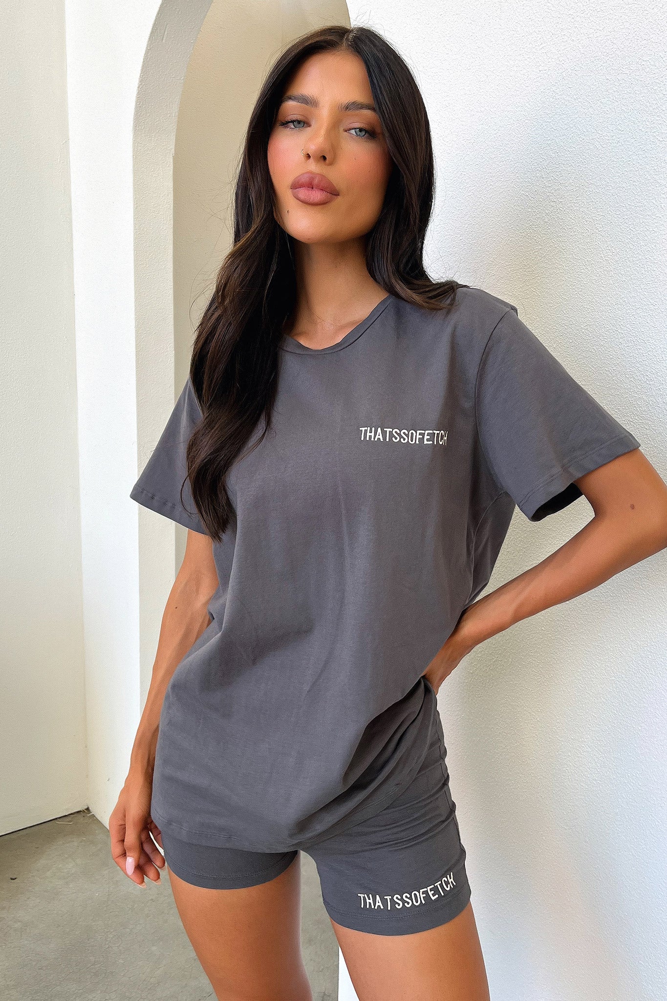 Jaska Tee Charcoal - Premium Cotton T-Shirt for Men & Women | Comfortable Casual Wear for Everyday Outfits, Gym, and Travel
