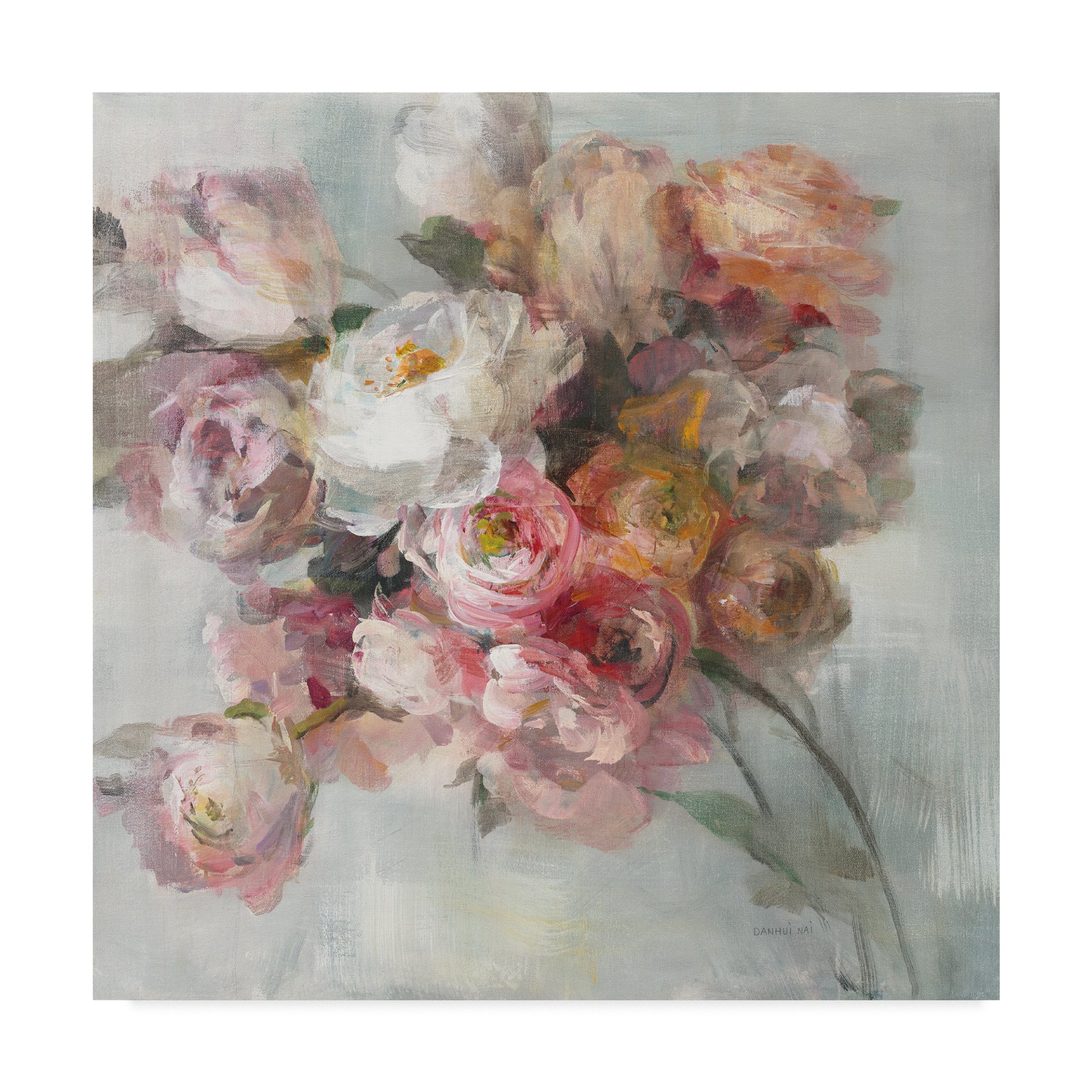 Trademark Fine Art Danhui NAI Multicolor Canvas Painting - Perfect for Home Decor, Office Wall Art & Gift Giving