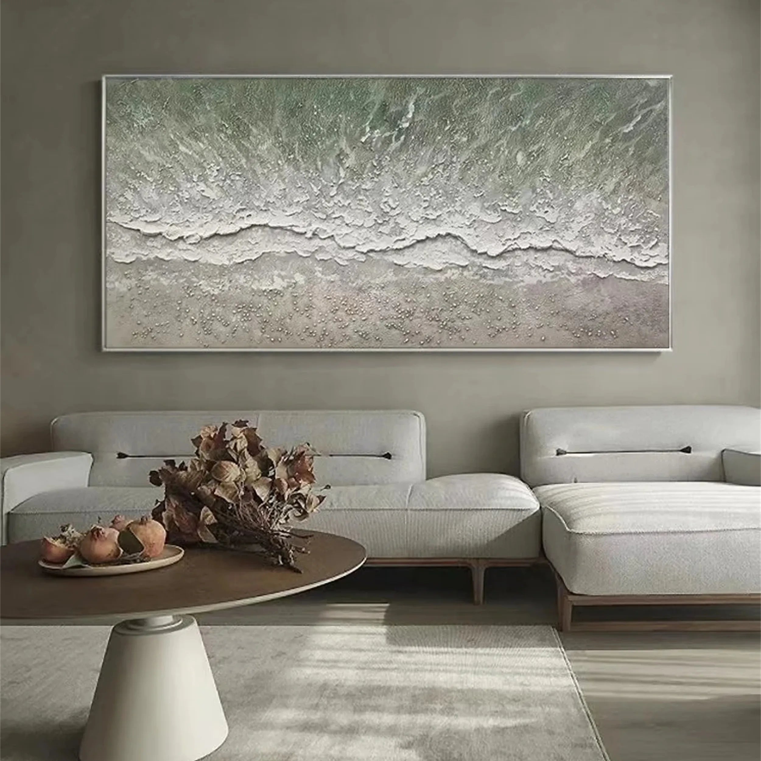 Ocean and Sky Painting #OS 120 - Stunning Seascape Wall Art for Home & Office Decor - Perfect for Living Rooms, Bedrooms, and Coastal Themed Spaces