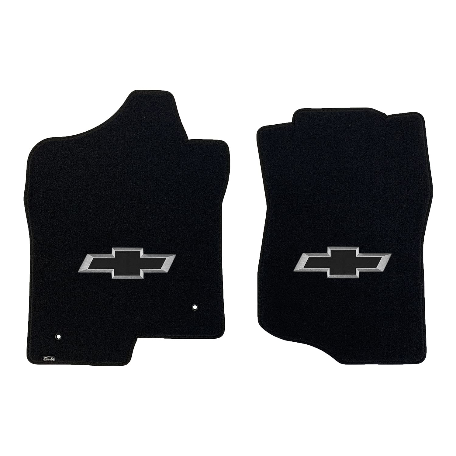 Premium Custom-Fit Carpeted Floor Mats for Chevy Tahoe 2007-2014 - Black Bowtie Design, Charcoal Color (2-Piece Front Set) | Luxury Car Floor Liners for Enhanced Comfort & Protection - Perfect for Daily Commutes, Road Trips & All-Weather Use