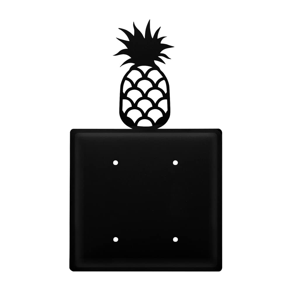 Vintage Wrought Iron Pineapple Double Blanket Cover - Elegant Home Decor for Bedroom, Living Room, or Patio
