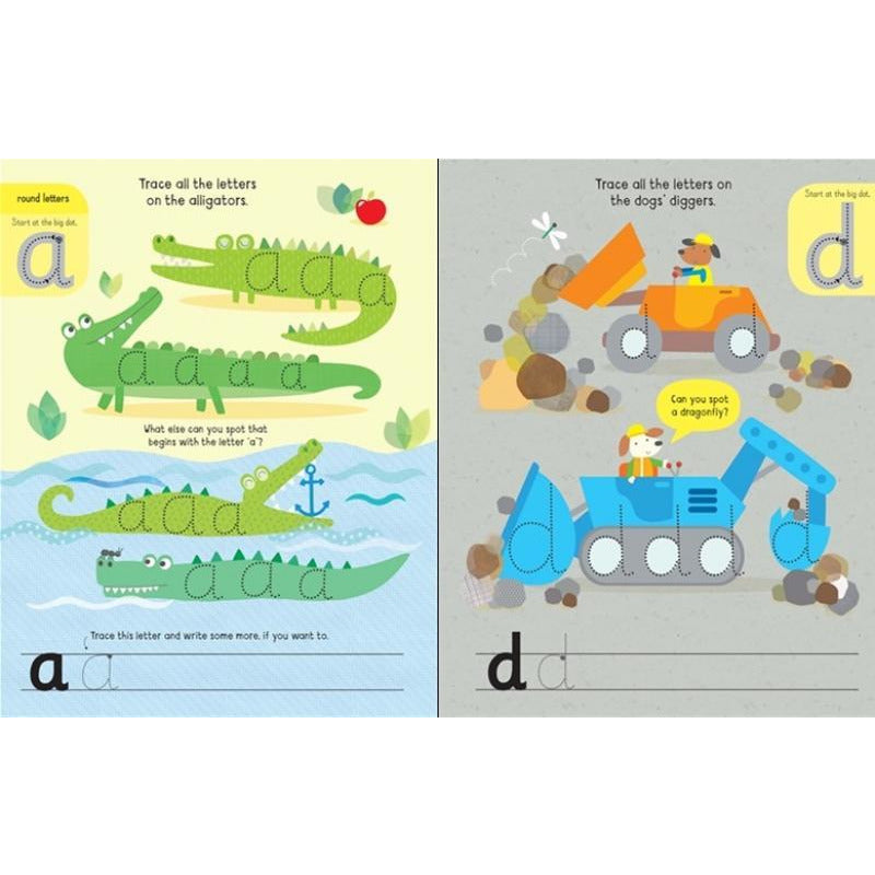 Wipe Clean Early Learning Alphabet Letters for Kids - Reusable Writing Practice for Preschool & Kindergarten - Perfect for Home & Classroom Use