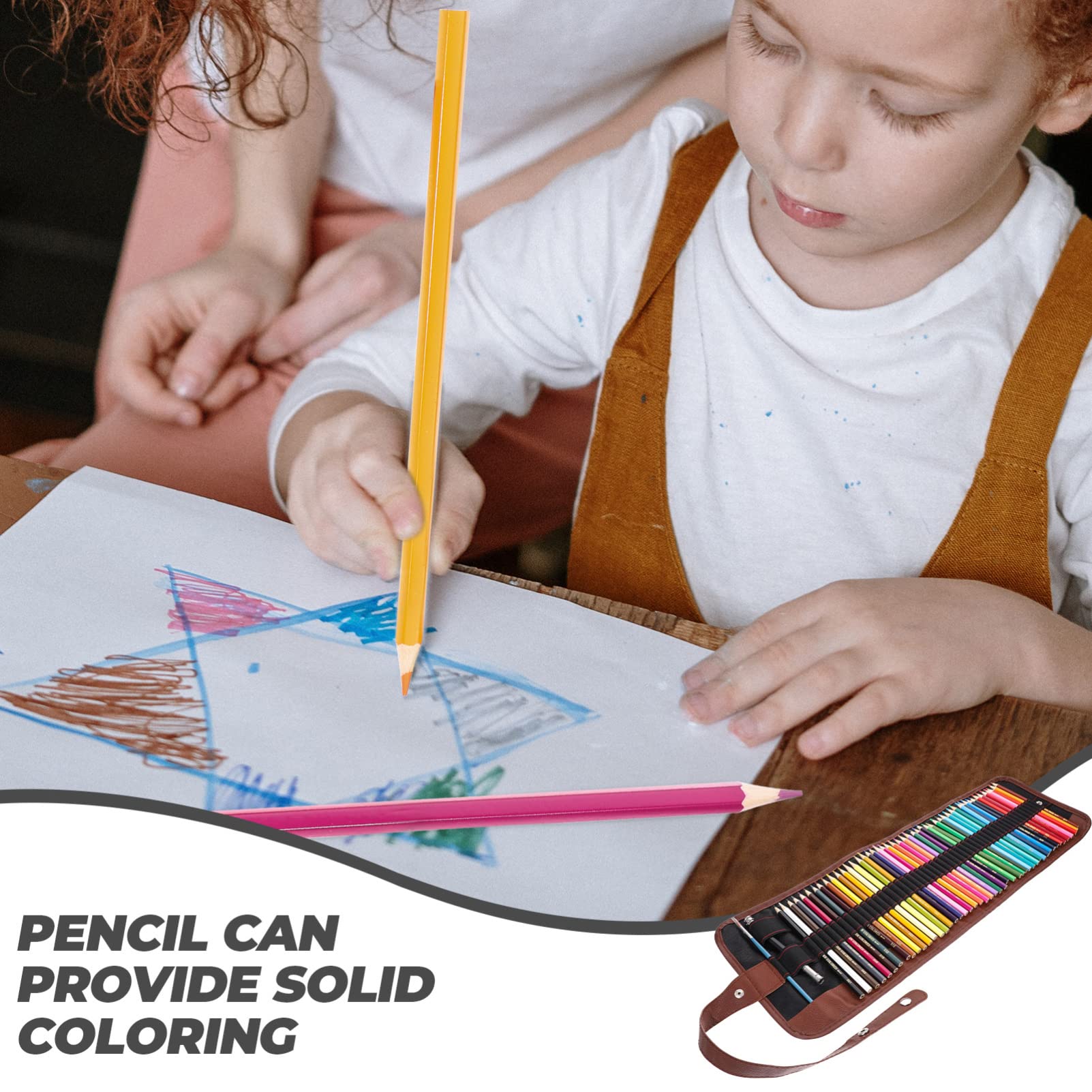 HOODANCOS 2 Sets Professional Drawing Pencils - Wooden Sketching Pencils, Colored Pencils & Wax Crayons for Kids & Artists - Bulk Art Supplies for School, Home & Studio Drawing