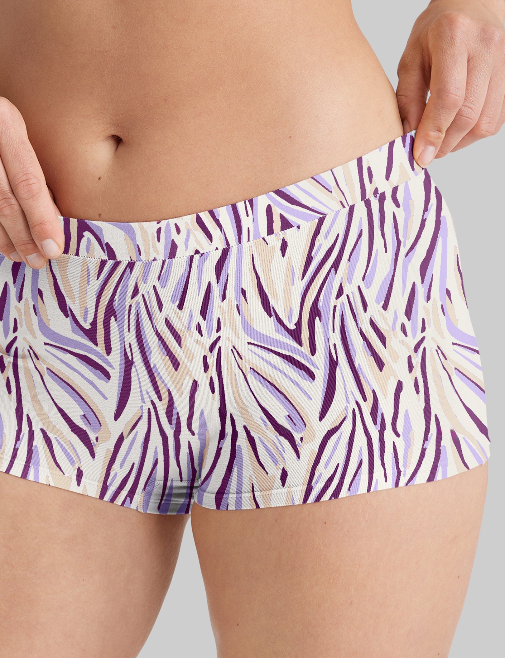 Women's Breathable Cotton Boyshort Underwear - Soft & Comfortable for Everyday Wear, Sleep & Lounge