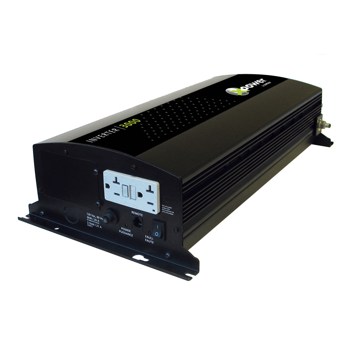 Xantrex XPower 3000W 12V to 120V Pure Sine Wave Power Inverter with GFCI Protection - Perfect for RVs, Boats, Camping & Emergency Backup Power