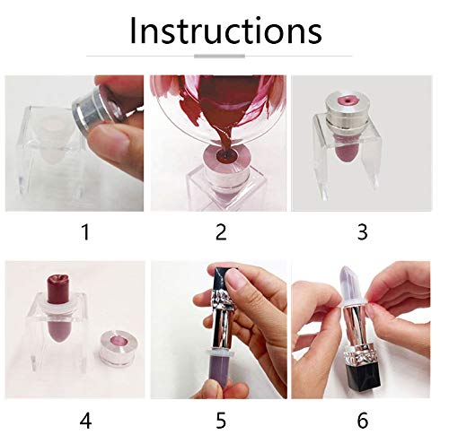 DIY Lipstick Maker Mold Kit - 9mm Beak Lip Gloss & Balm Making Tool with 4 Holes - Perfect for Homemade Lipstick, Lip Balm & Cosmetics Crafting at Home