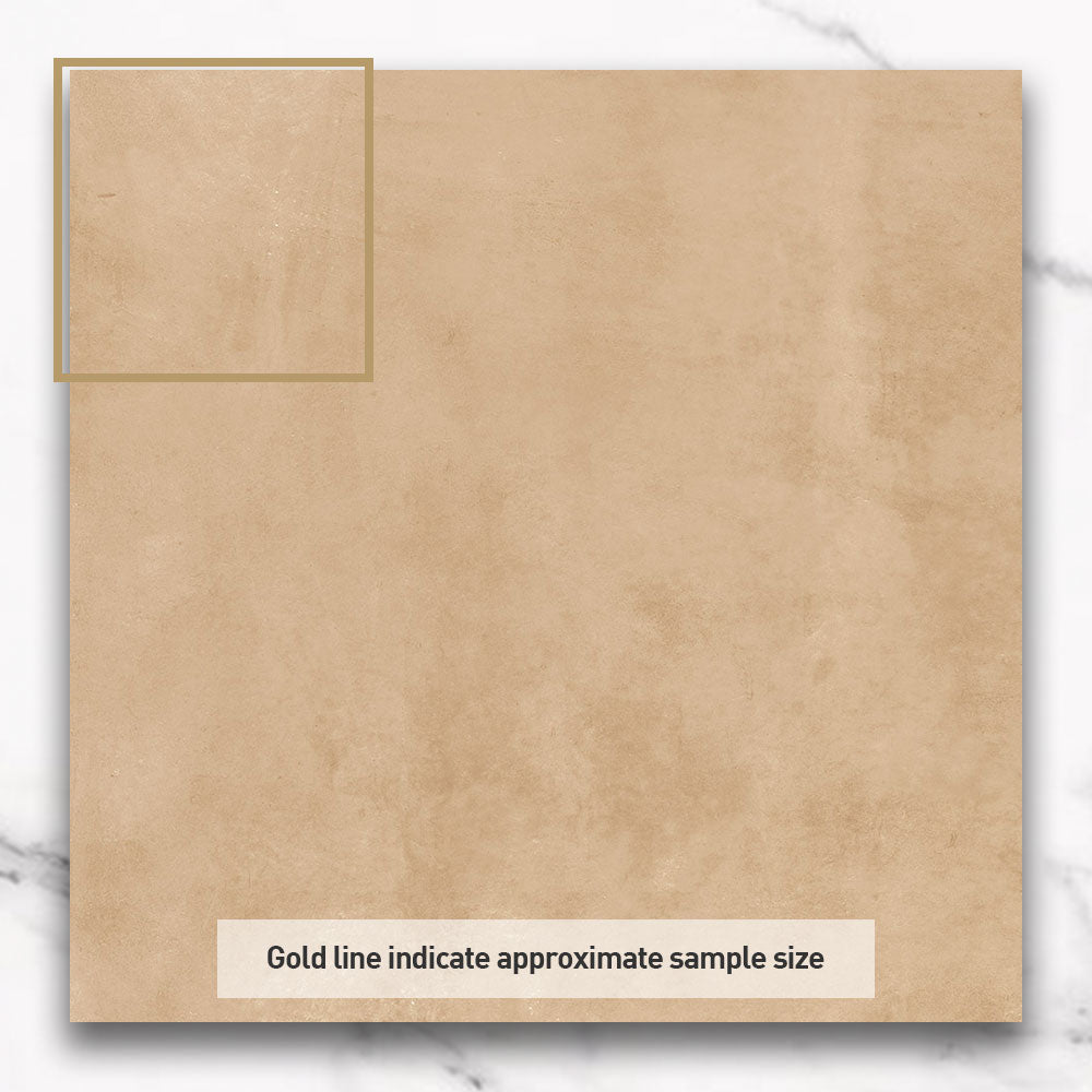 Tuscan Ochre 300x300mm Matte Terracotta Look Porcelain Tile - Perfect for Kitchen Backsplash, Bathroom Flooring & Mediterranean Style Home Decor