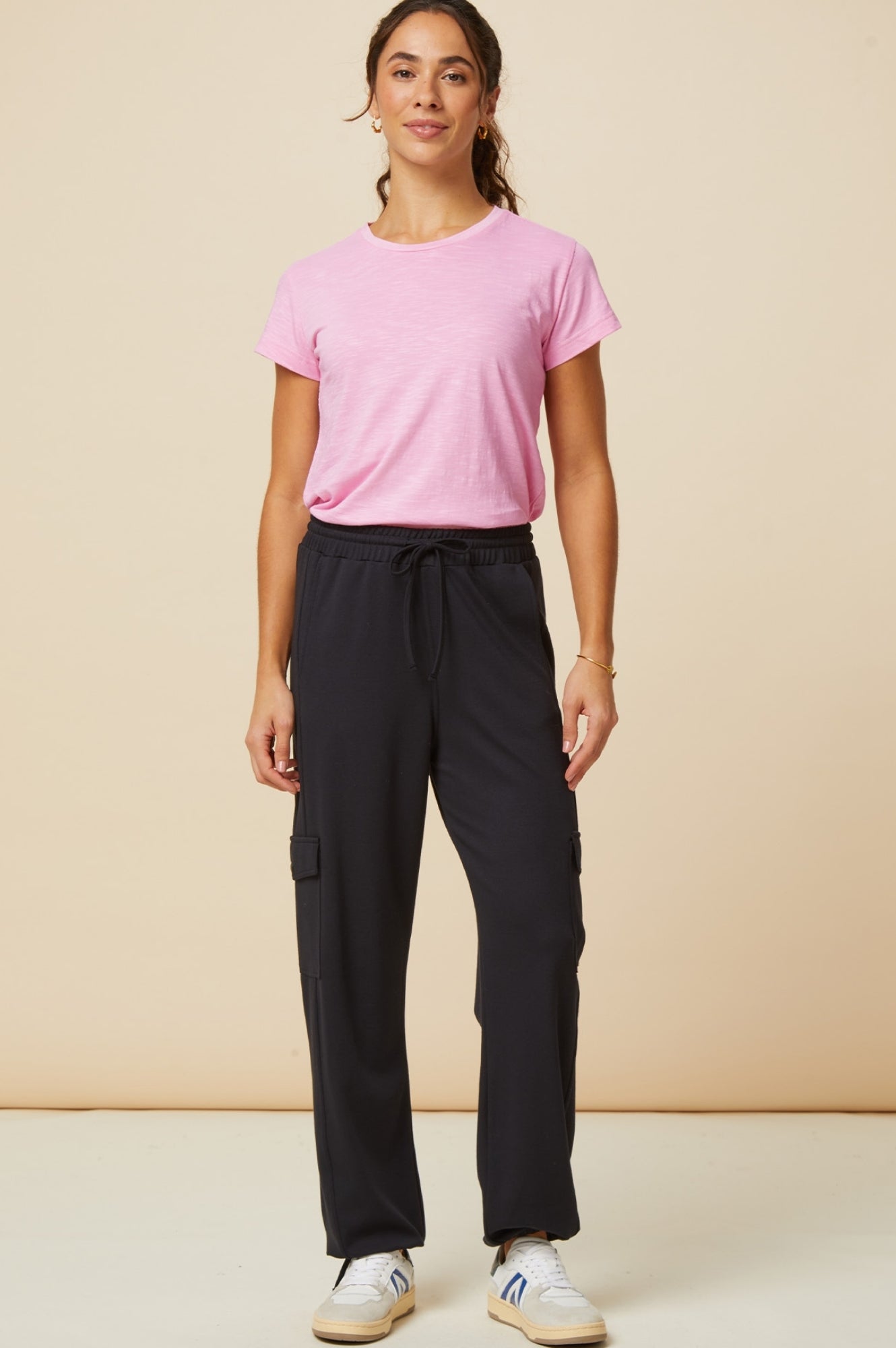 Organic Cotton T-Shirt for Women | Soft & Comfortable Pink Tee | Casual Wear, Yoga, and Everyday Outfits