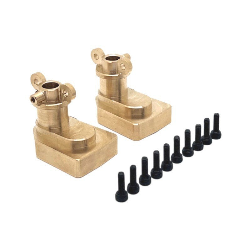 MJX Hyper Go H12Y/H12Y+ Upgrade Kit - Brass Rear Axle Cup Gearbox for RC Cars - Perfect for Off-Road Racing & Bashing
