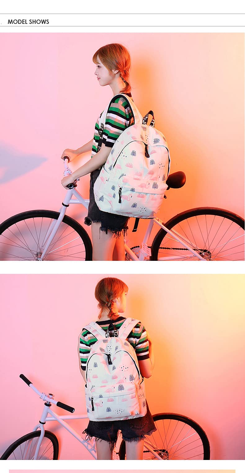 Waterproof School Backpack for Girls Teens - Cute Laptop Bookbag for Travel & Daily Use