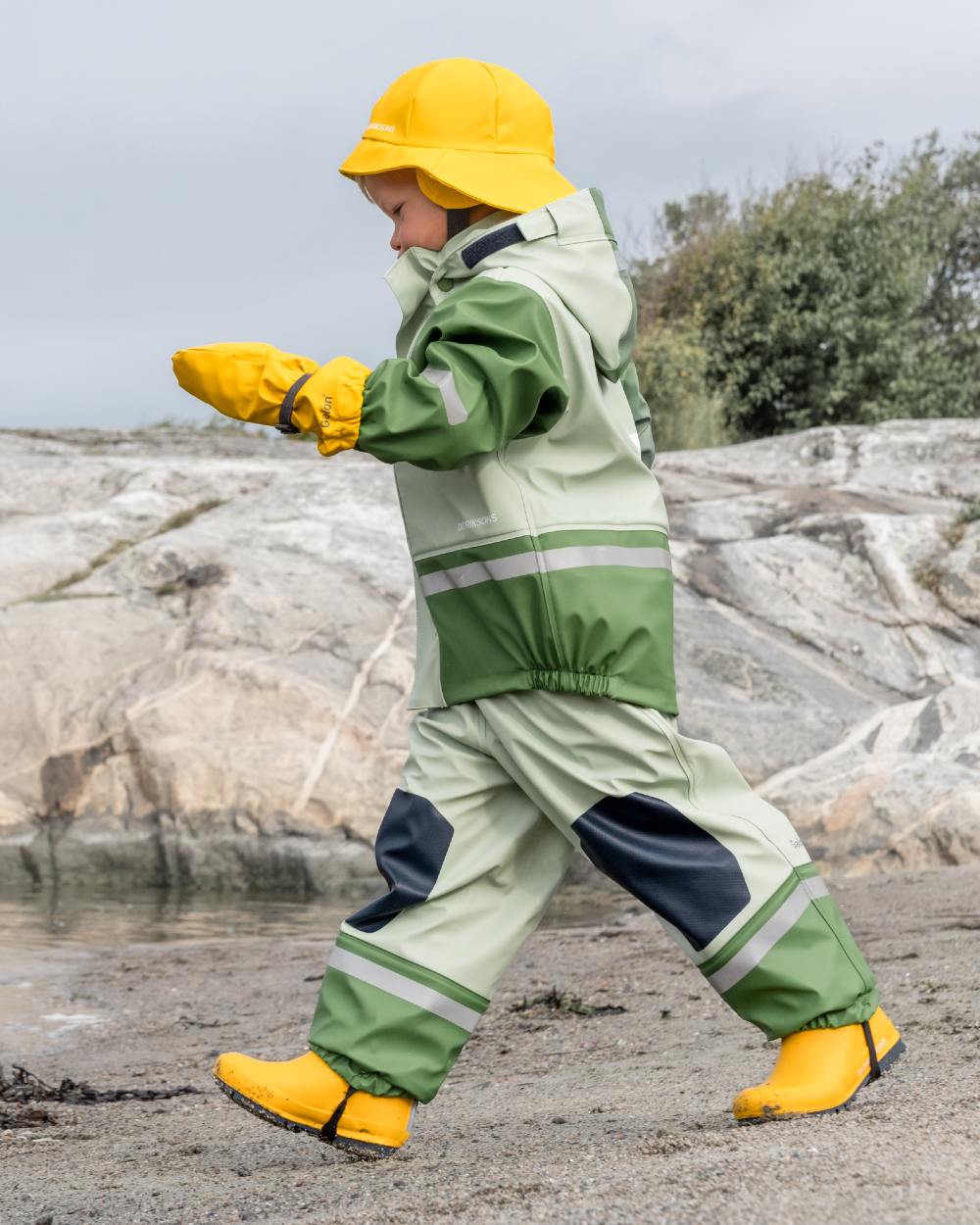 Didriksons Southwest Kids Galon Waterproof Jacket - Windproof & Breathable Raincoat for Boys & Girls - Perfect for Outdoor Activities, Hiking & School