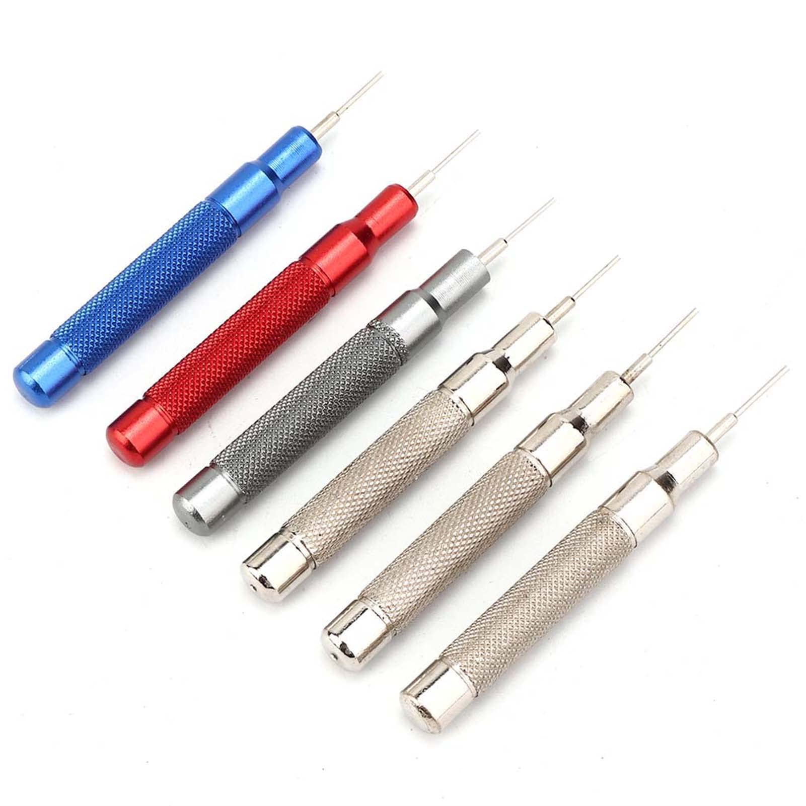Premium Watch Bands Pin Punch with Needle Remover Tool Kit - Professional Watch Repair Accessories Set (Colorful + Silver) for Watchmakers & Jewelers | Watch Strap Replacement, Band Adjustment & Maintenance