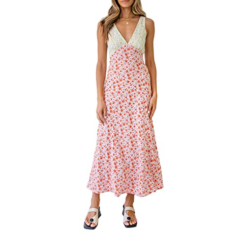 Vneck Floral Pink