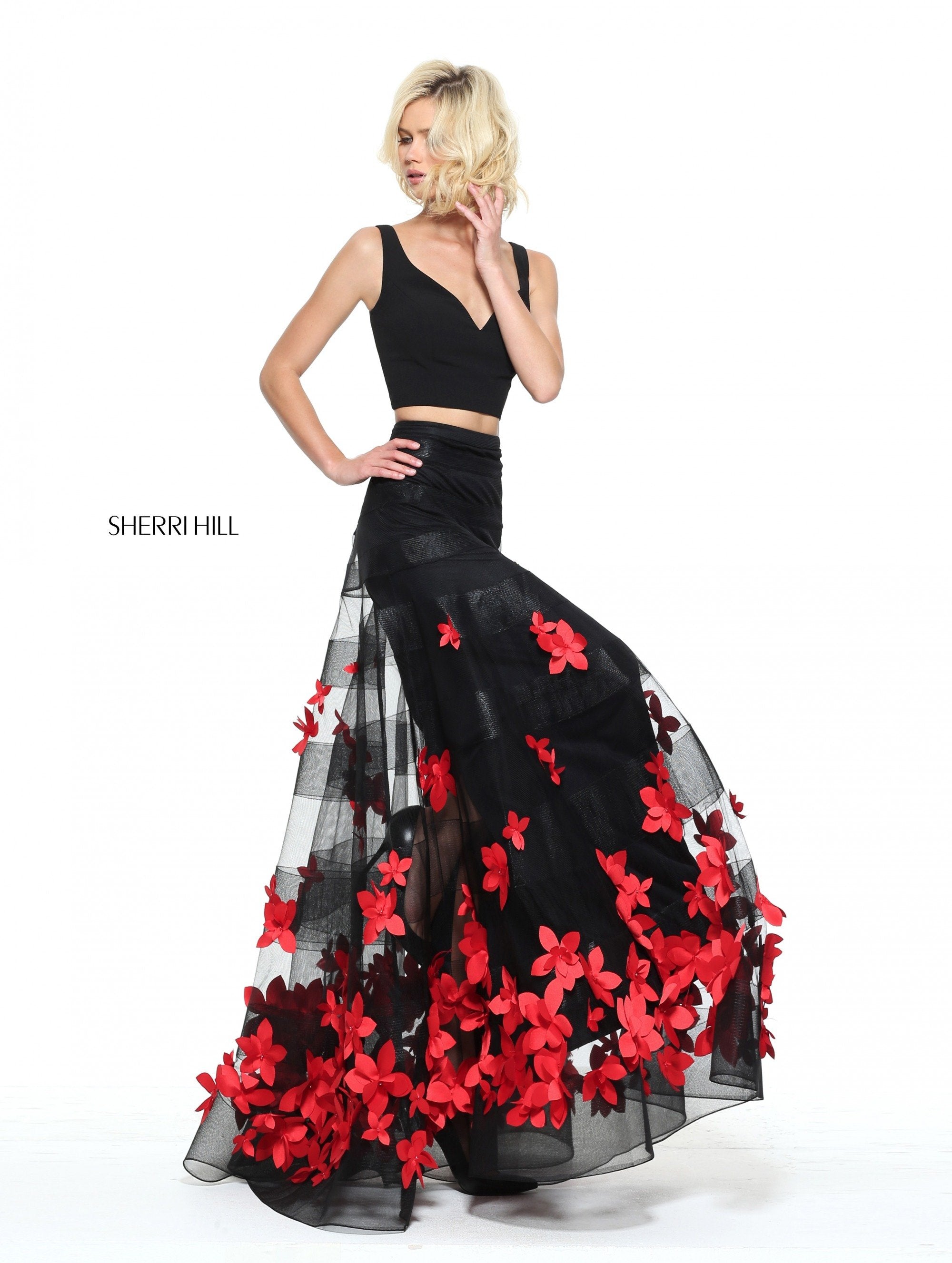 black/red
