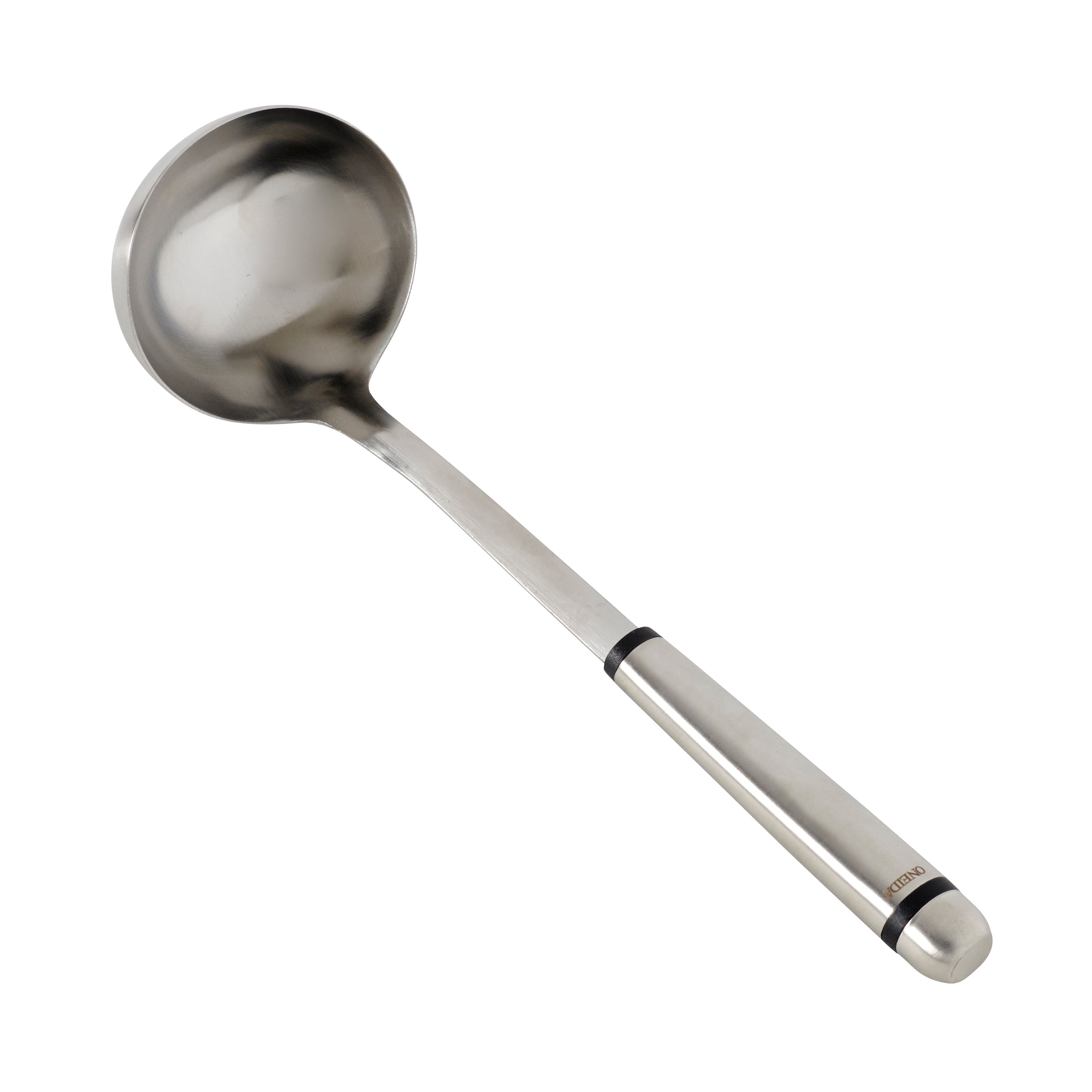 Oneida Stainless Steel Serving Ladle - 12 Inch Soup Spoon with Ergonomic Handle - Perfect for Soups, Stews, and Punch Bowls at Parties & Family Gatherings