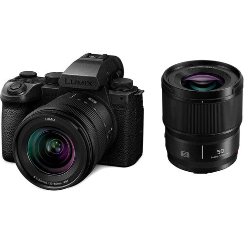 Panasonic LUMIX S5 IIX Full Frame Mirrorless Camera Bundle with 20-60mm F3.5-5.6 & 50mm F1.8 Lenses - Professional Photography, Videography, Travel & Vlogging Kit