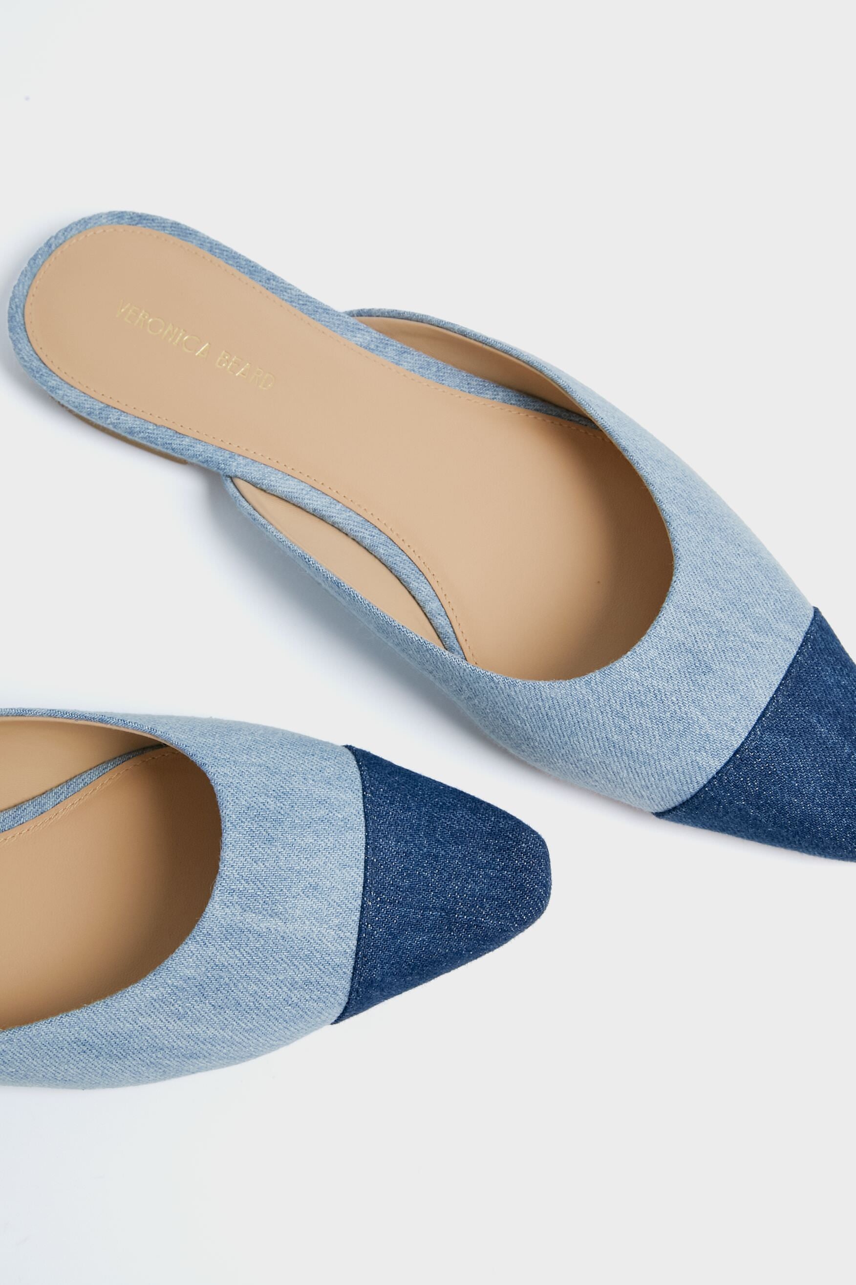 Blue Multi Carlotta Flats - Women's Comfortable Ballet Shoes for Work & Casual Wear | Perfect for Office, Walking & Everyday Use