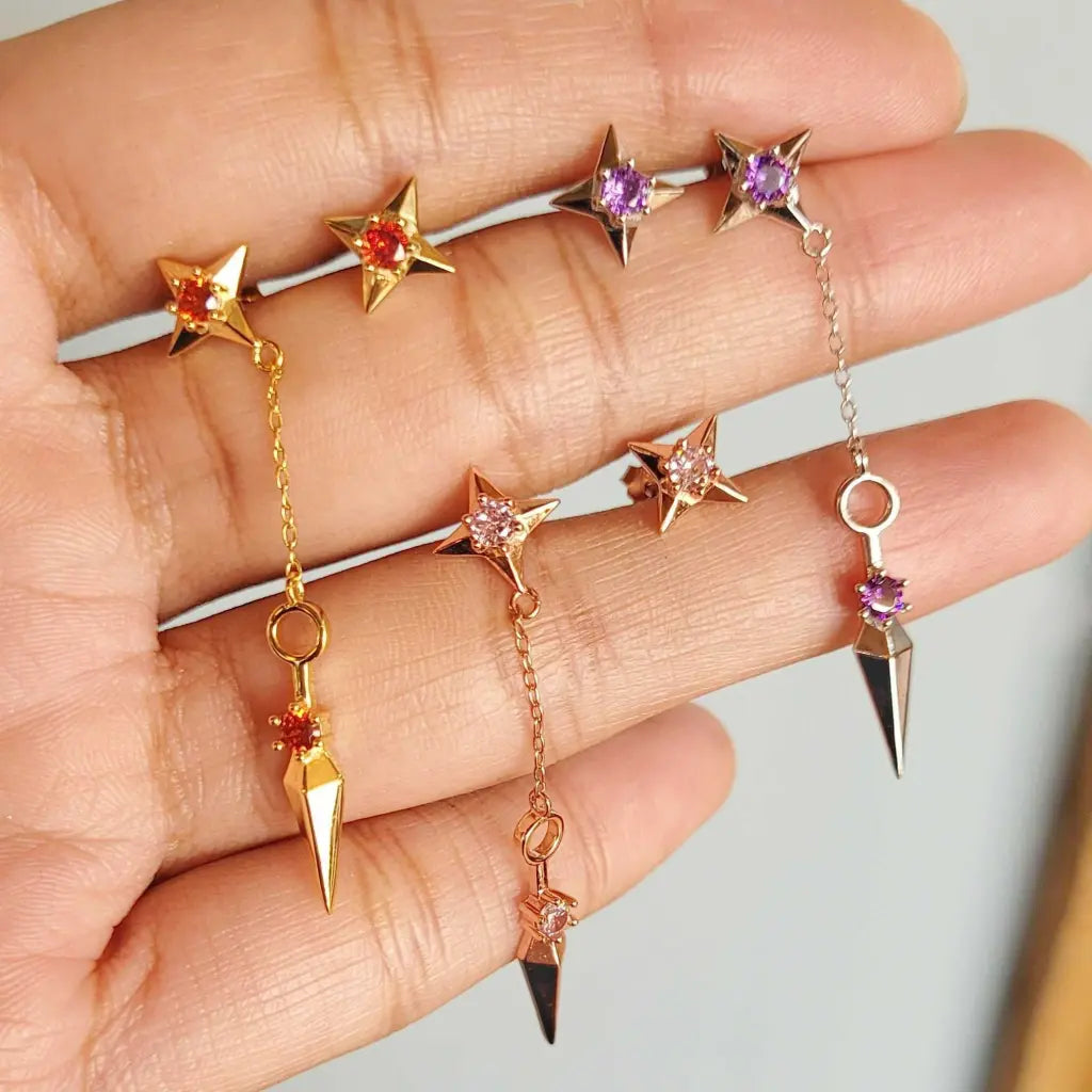 Team 7 Anime Naruto Earrings - Stylish Cartoon Character Jewelry for Cosplay, Gift & Daily Wear