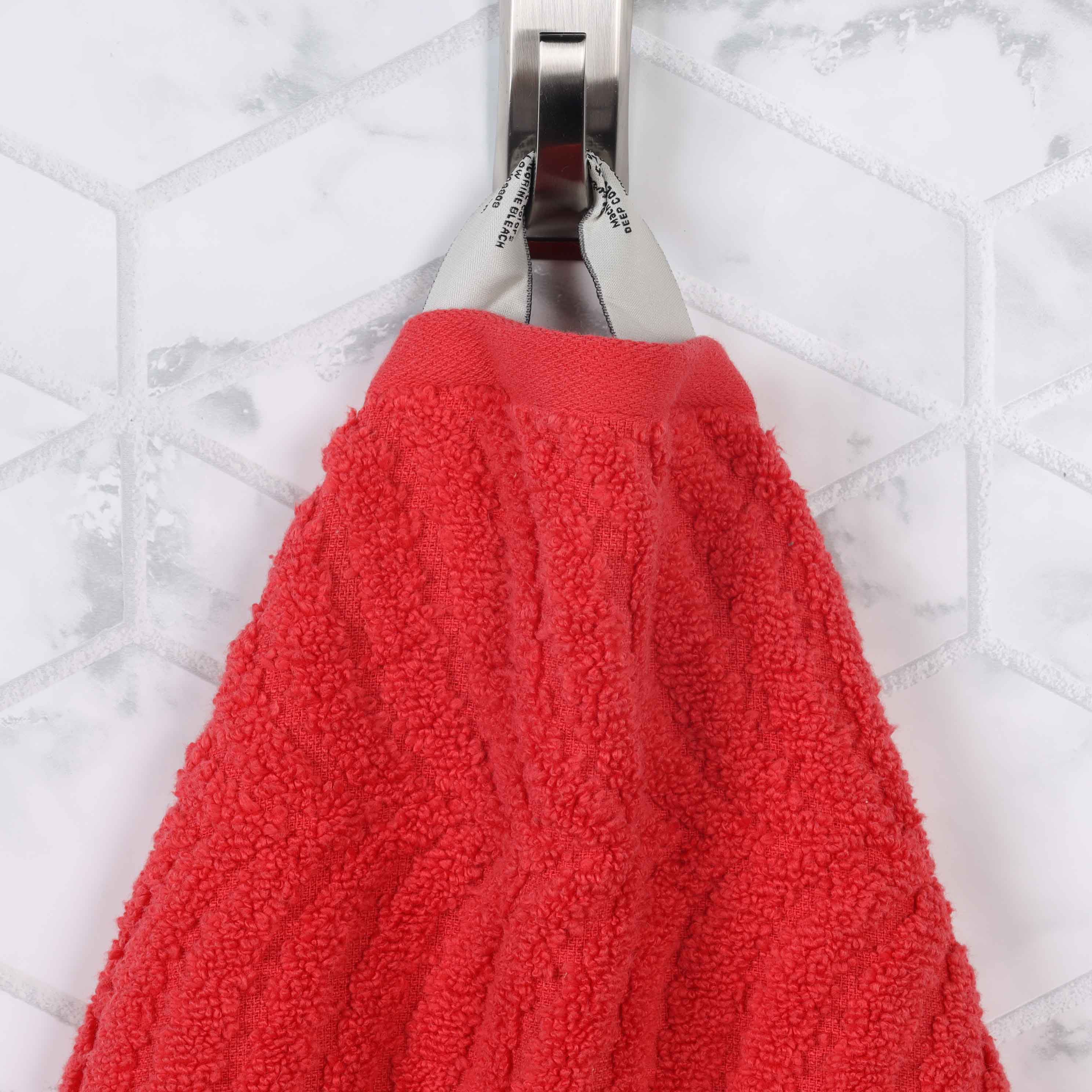 Premium Zero Twist Cotton Bath Towel Set of 2 - Ultra Soft Solid & Jacquard Chevron Design for Luxury Bathroom & Spa Experience