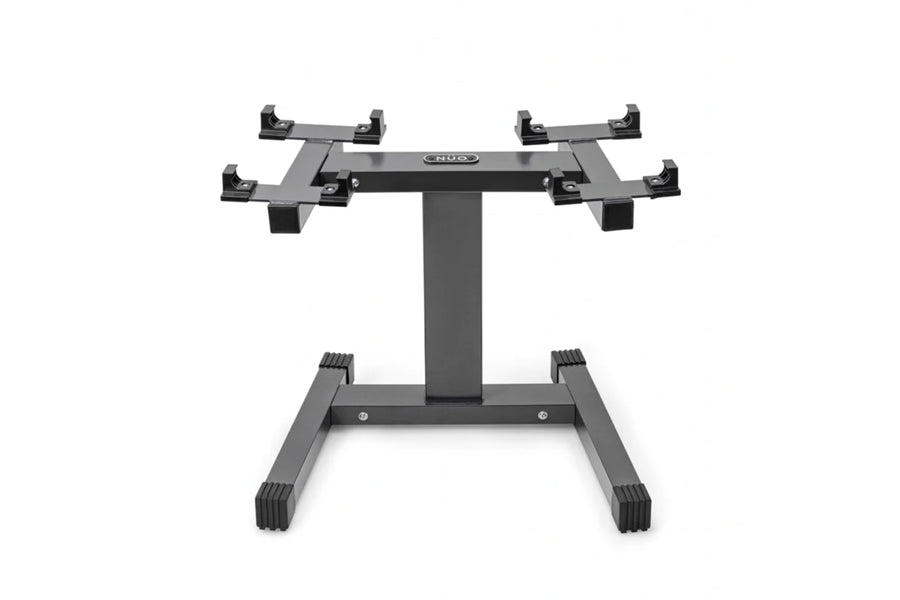NÜOBELL Adjustable Dumbbell Stand - Heavy Duty Steel Single Leg Design for Home Gym & Workout Equipment - Perfect for Dumbbell Storage & Strength Training